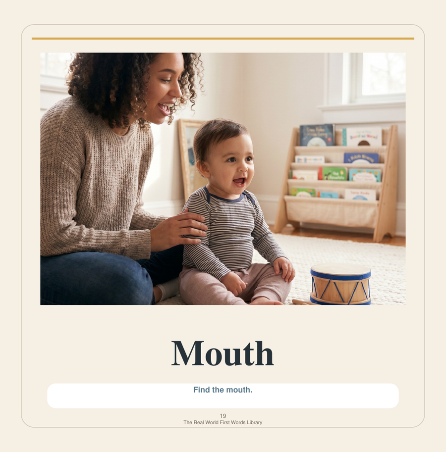 Supporting a Baby's First Words Through Everyday Interaction