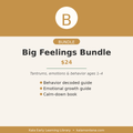 Big Feelings Bundle: Tantrums, Emotions & Behavior for Toddlers Ages 1-4