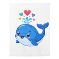 Happy Whale Baby Swaddle Blanket — Nureli Kids
