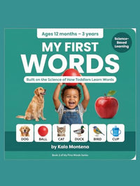 My First Words for Toddlers Ages 1-3: Science-Based Speech & Vocabulary (Series 2)
