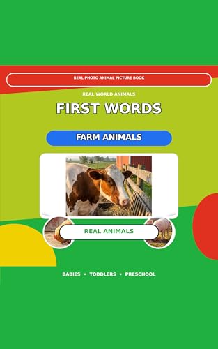 First Words: Animals for Toddlers & Preschool