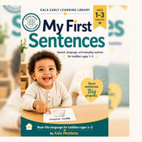 Learn to Talk: My First Sentences for Toddlers Ages 1-3