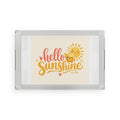 Hello Sunshine Acrylic Serving Tray — Nureli Kids