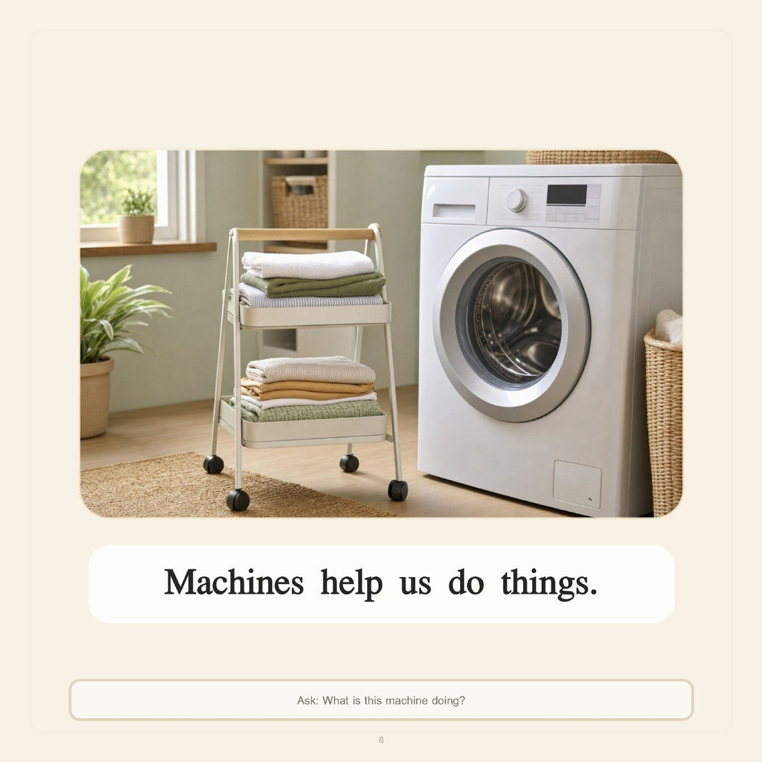 Look inside First Words Machines, genuine interior page 8 interior preview