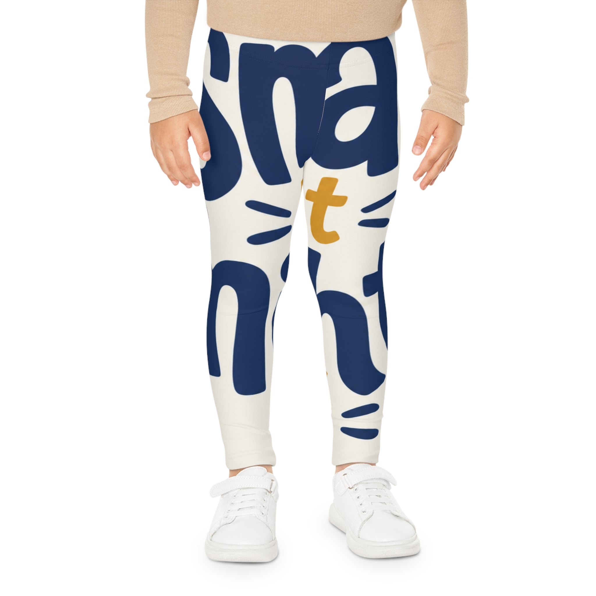 Small But Mighty Kids Leggings from the Nureli collection, view 3