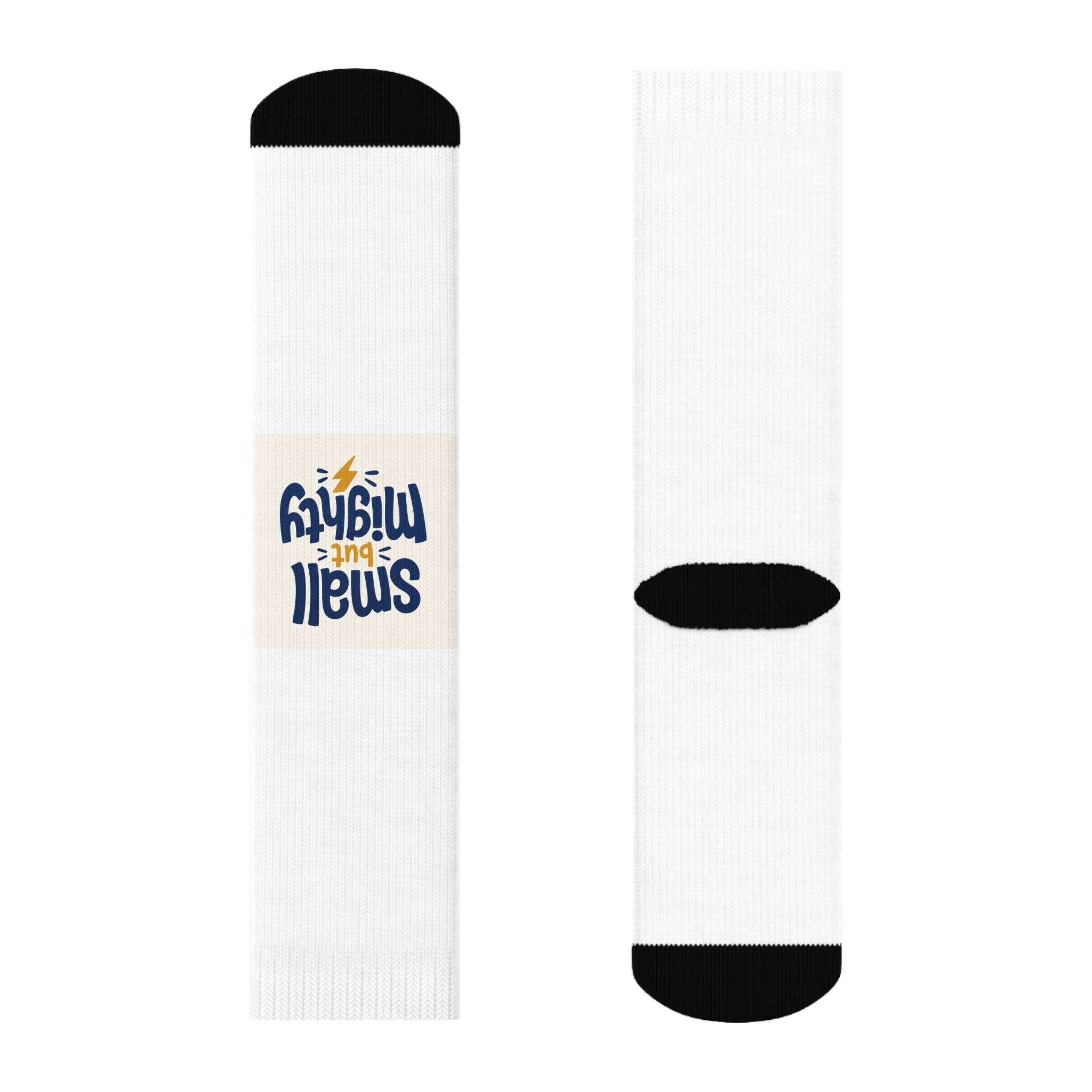 Small But Mighty Kids Crew Socks from the Nureli collection, view 3