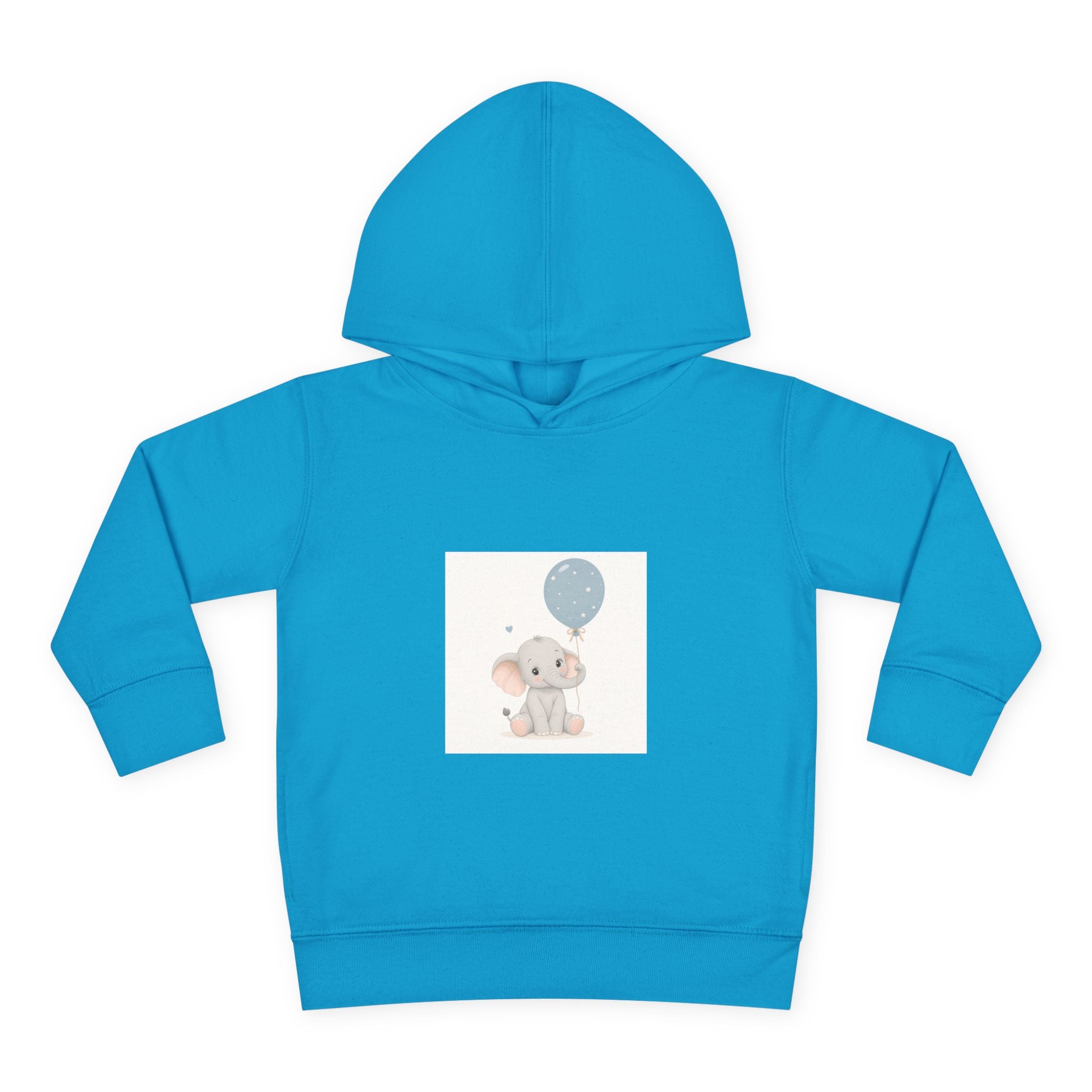 Little Elephant soft toddler hoodie from the Nureli collection, view 6