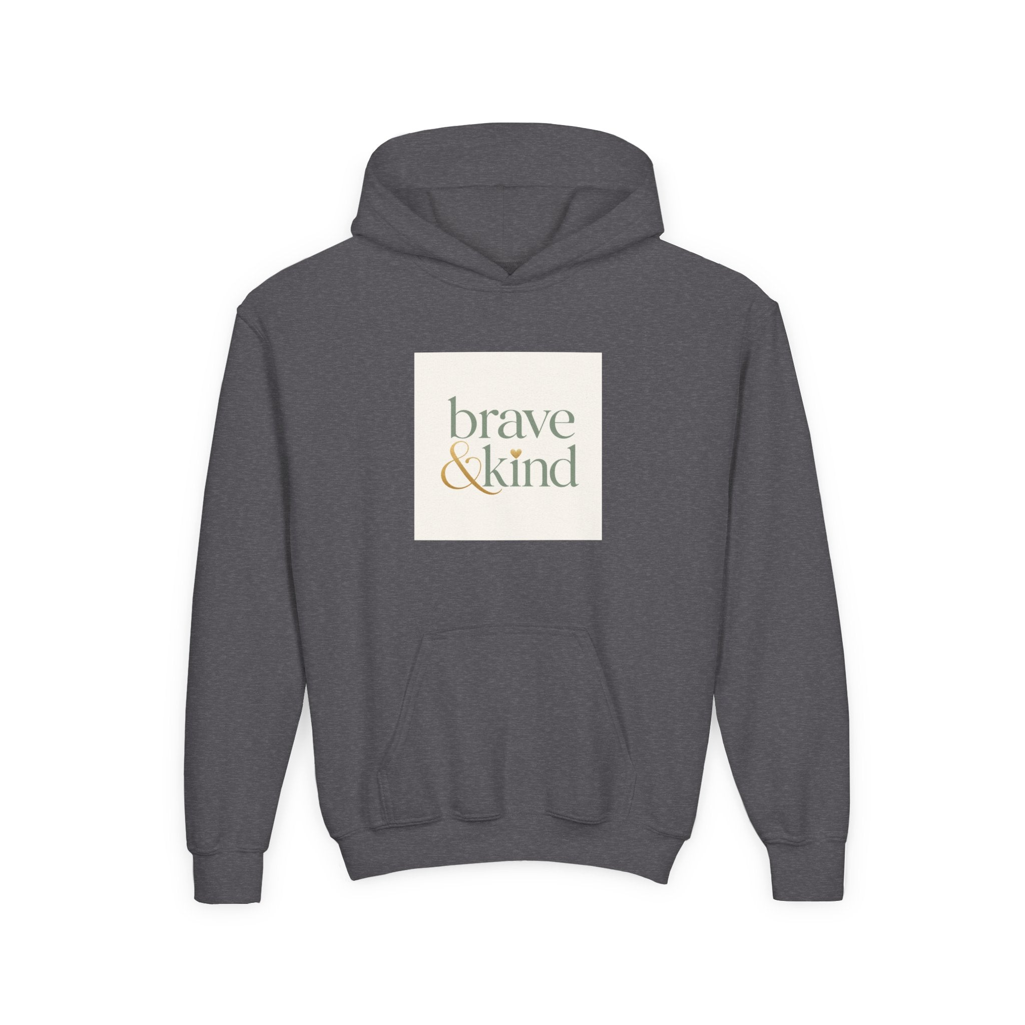 Brave And Kind soft toddler hoodie from the Nureli collection, view 9