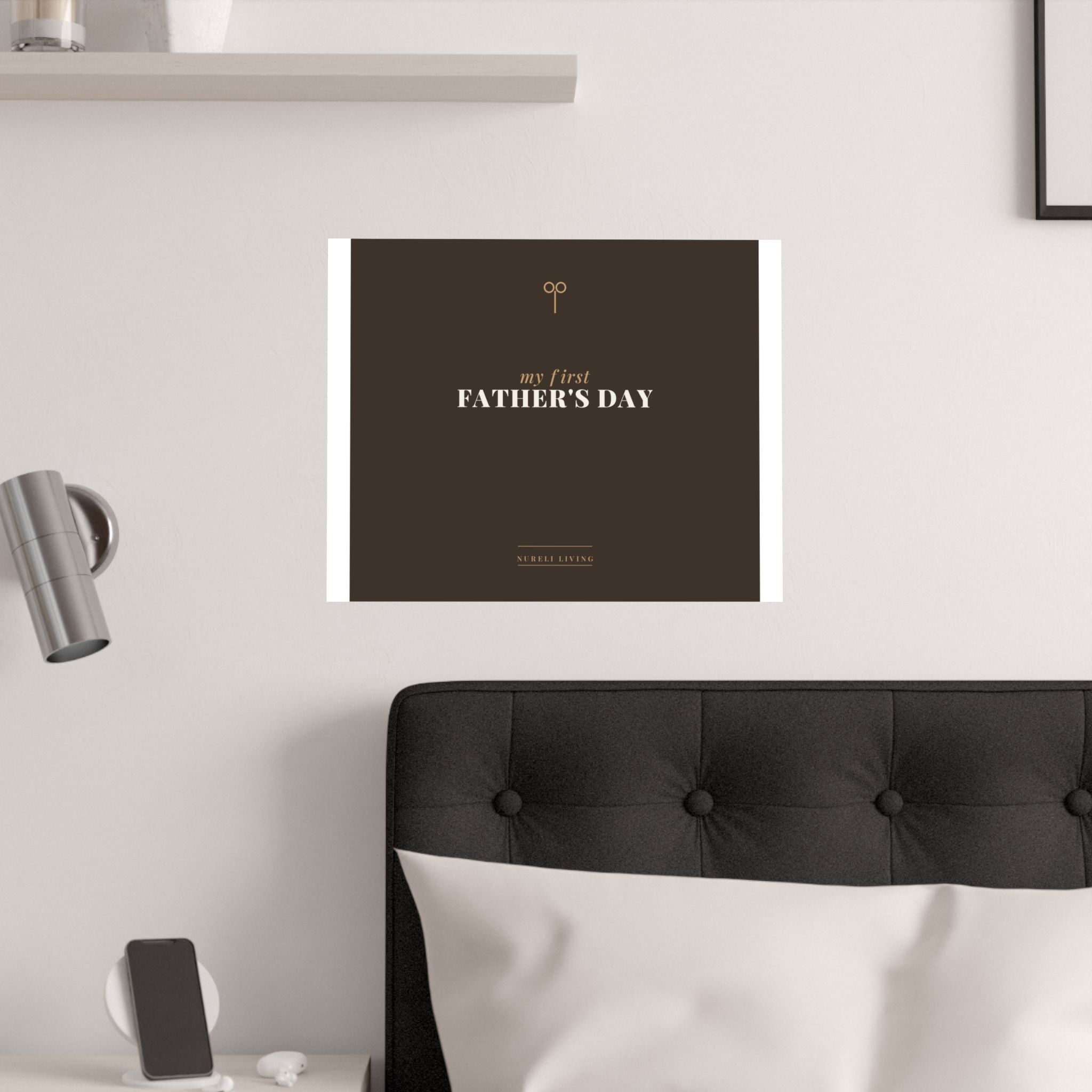 First Father's Day Art Print