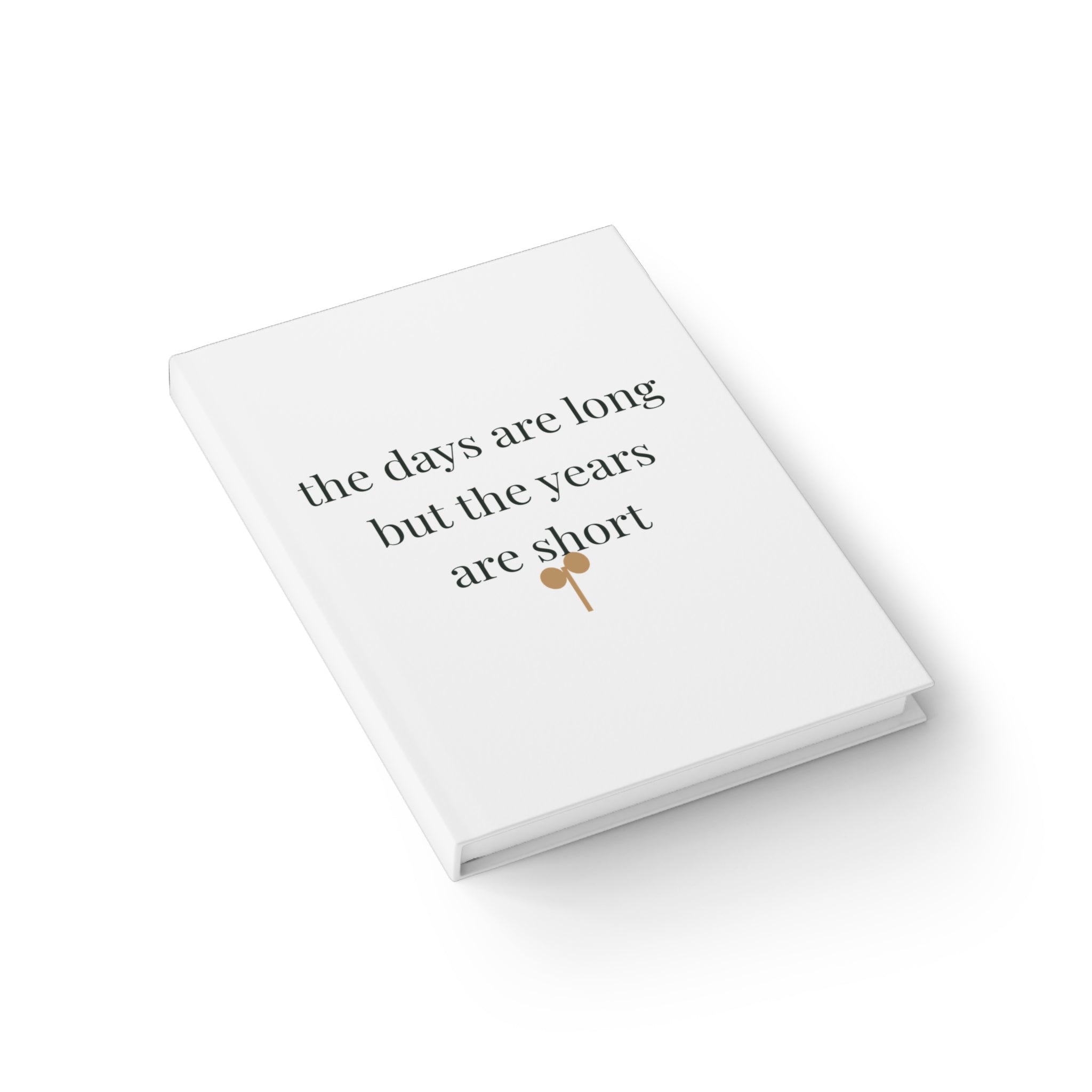 The days are long but the years are short Journal