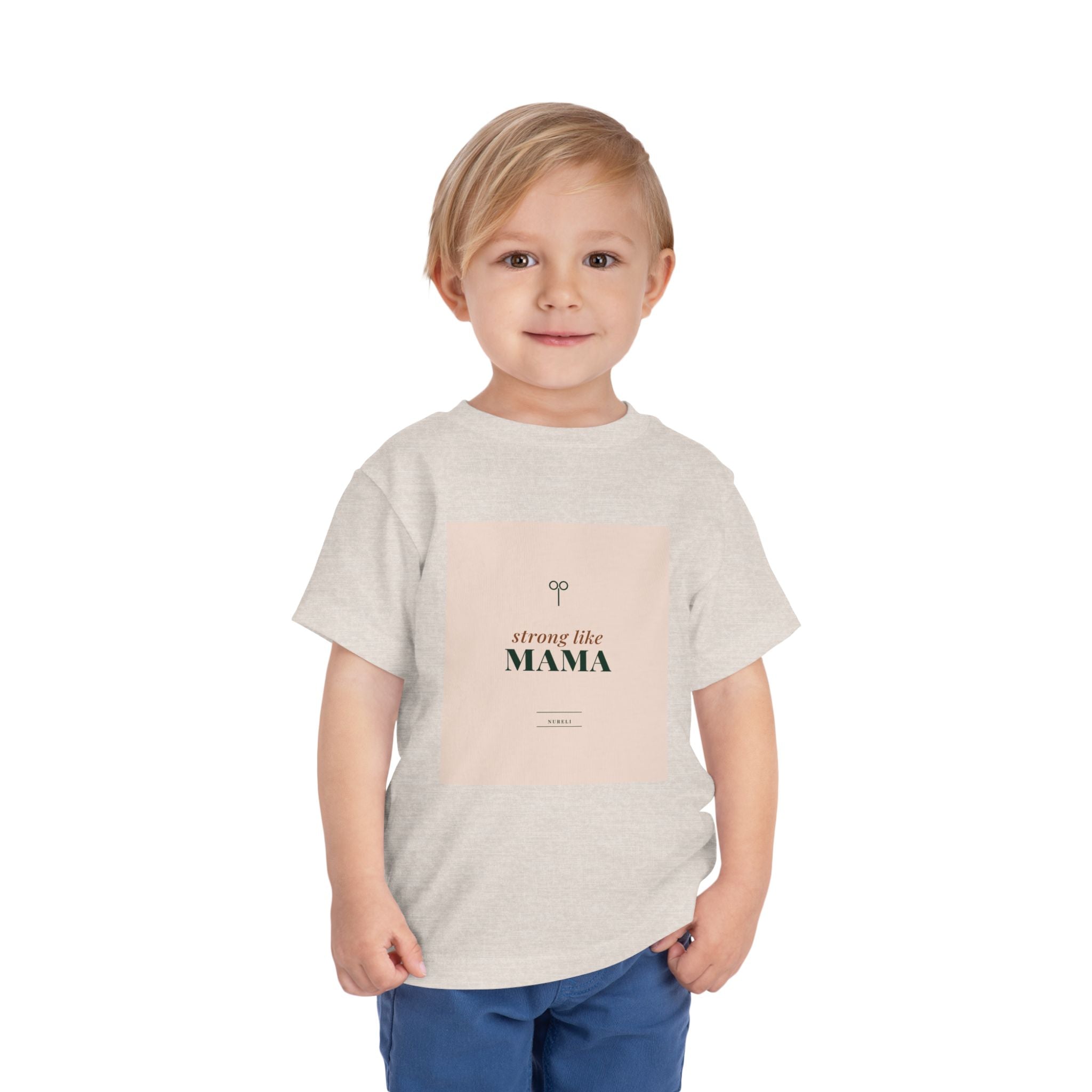 Strong Like Mama Toddler Tee