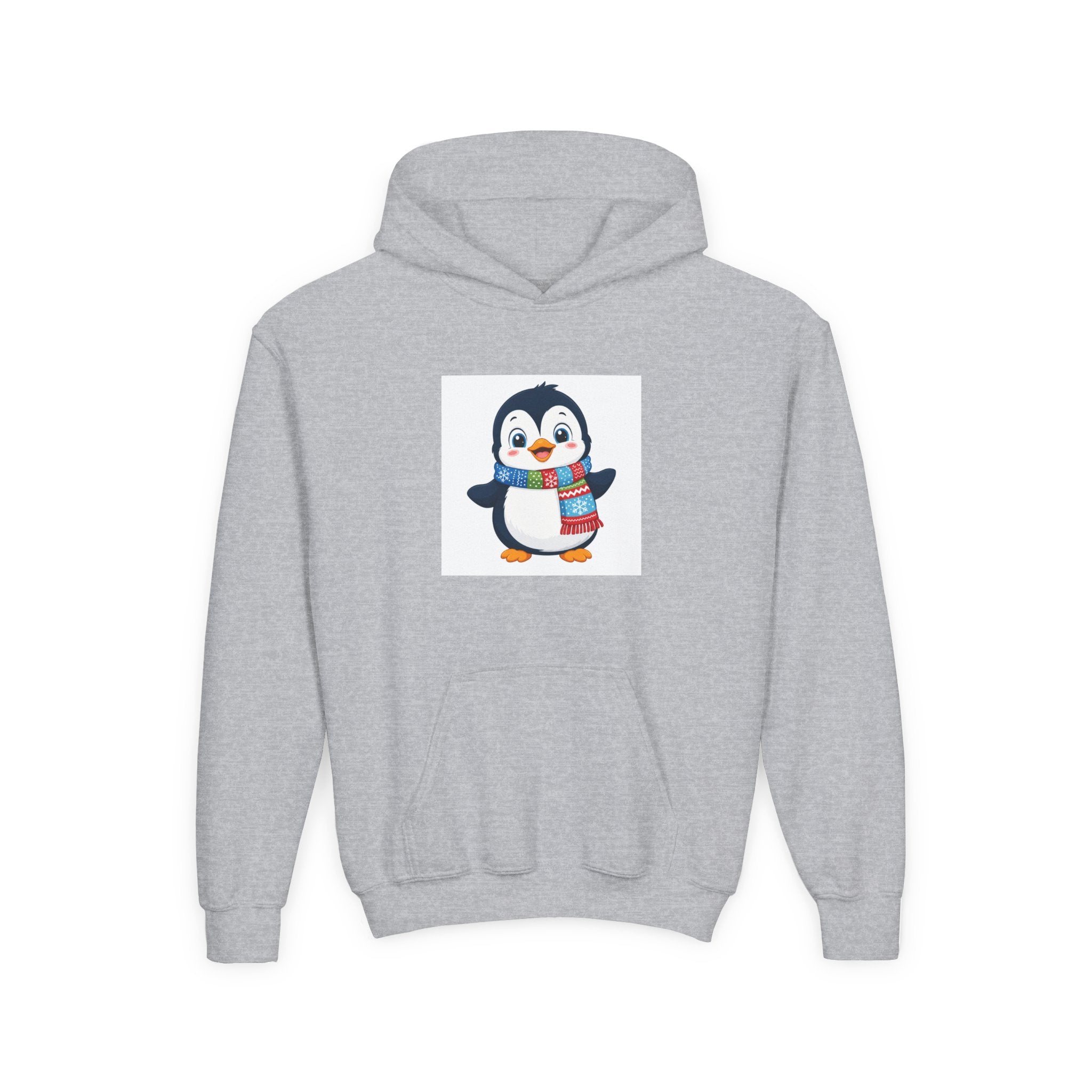 Waddle Penguin soft toddler hoodie from the Nureli collection, view 3