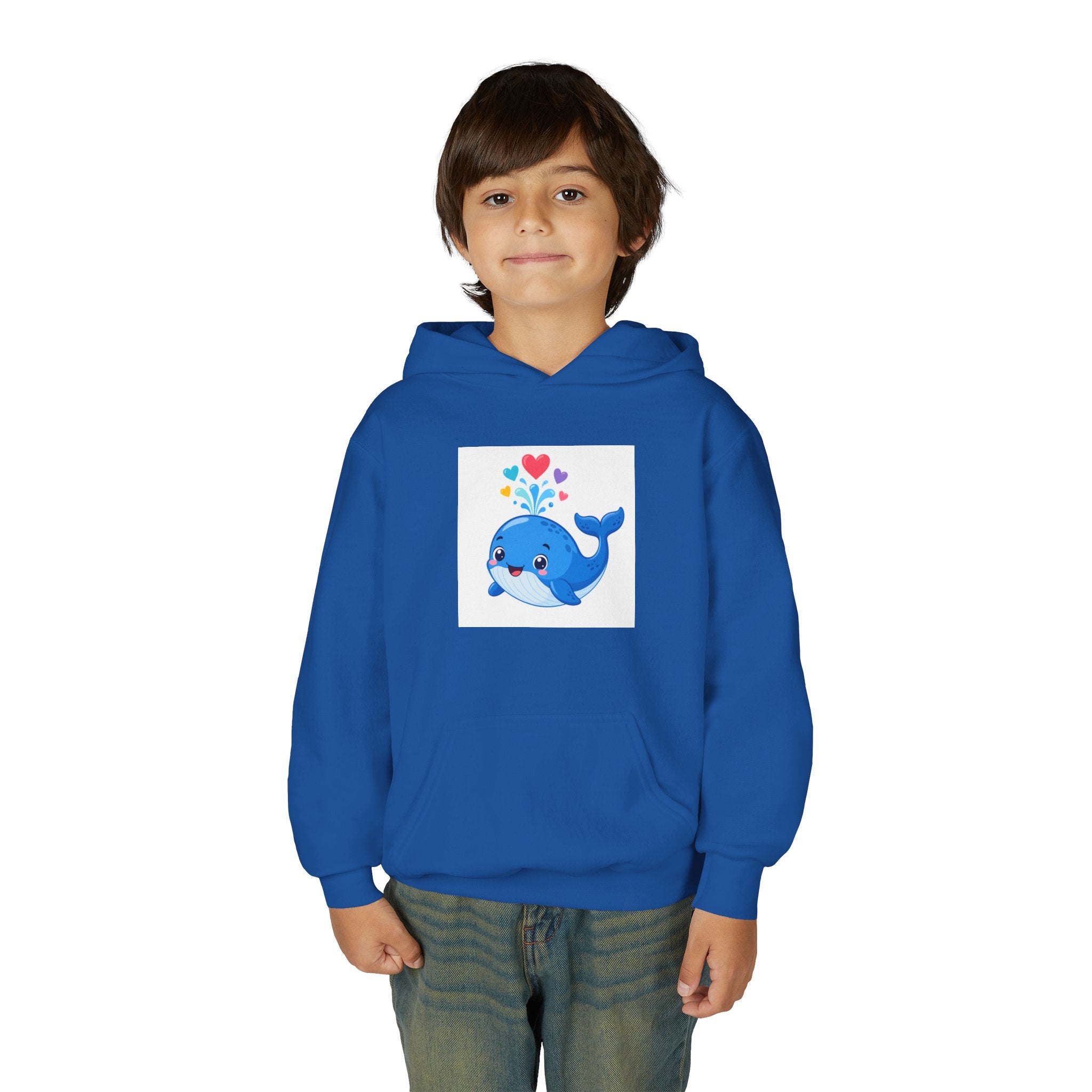 Happy Whale Kids Hoodie — Nureli Kids
