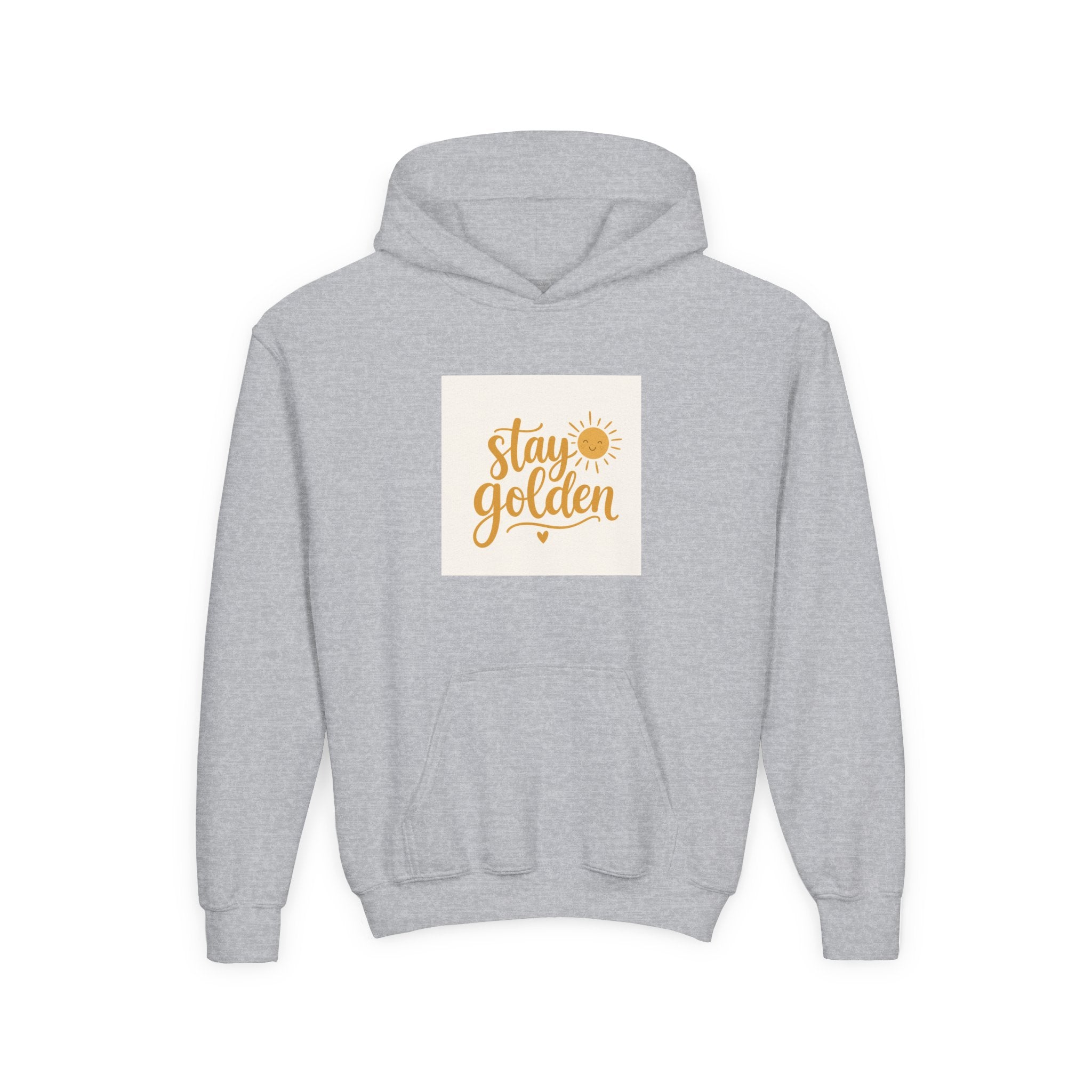 Stay Golden soft toddler hoodie from the Nureli collection, view 3