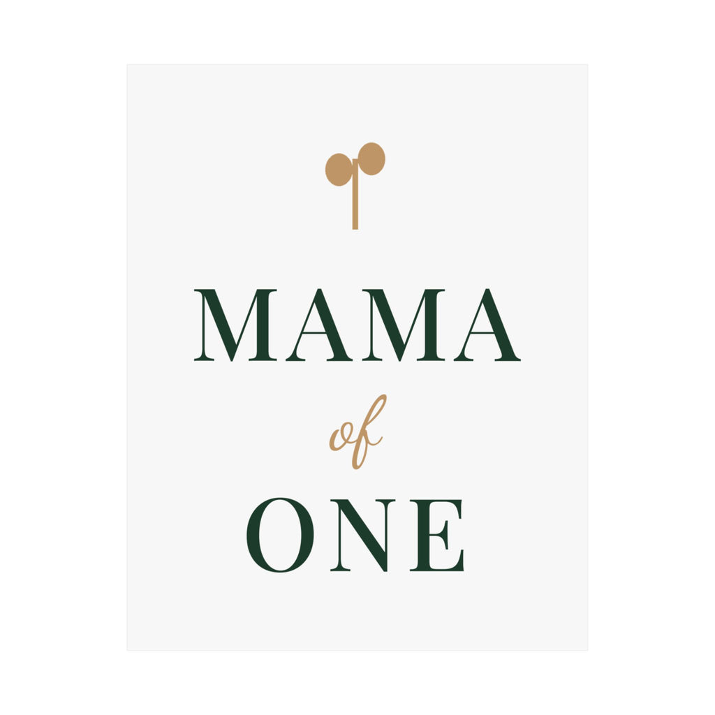 Mama of one wall art print from the Nureli collection