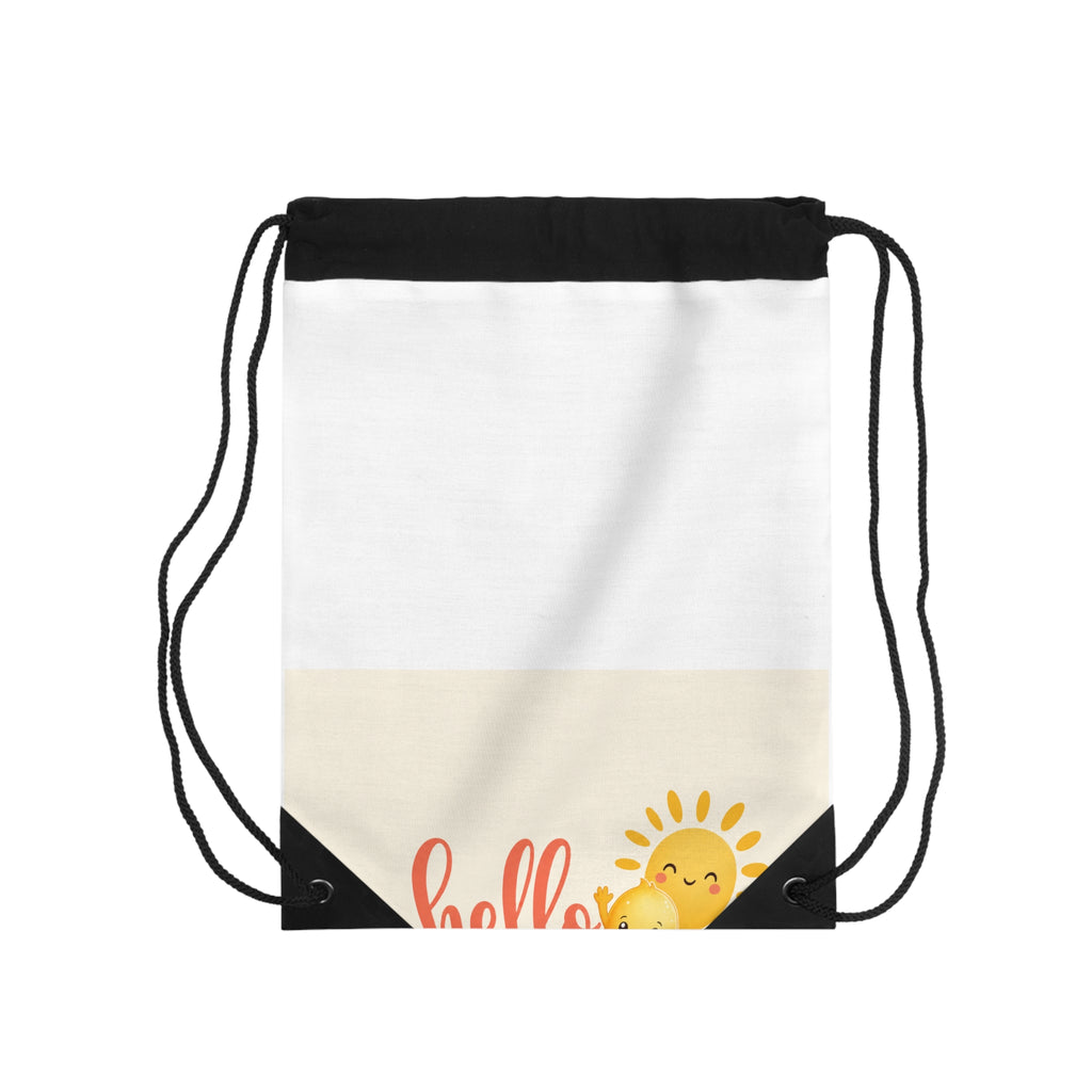 Hello Sunshine kids drawstring bag by Nureli Kids