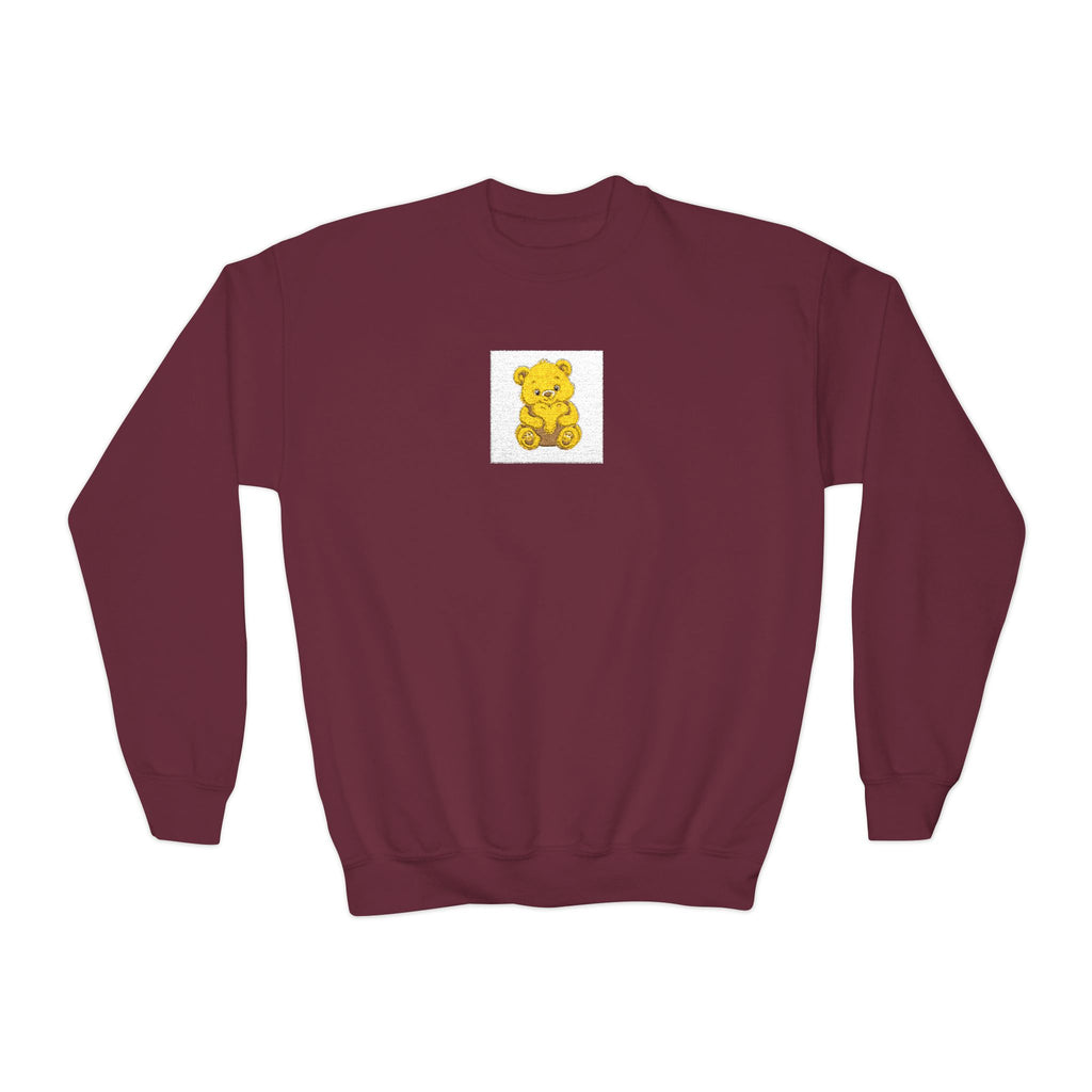 Cozy Bear kids crew sweatshirt from the Nureli collection, view 4