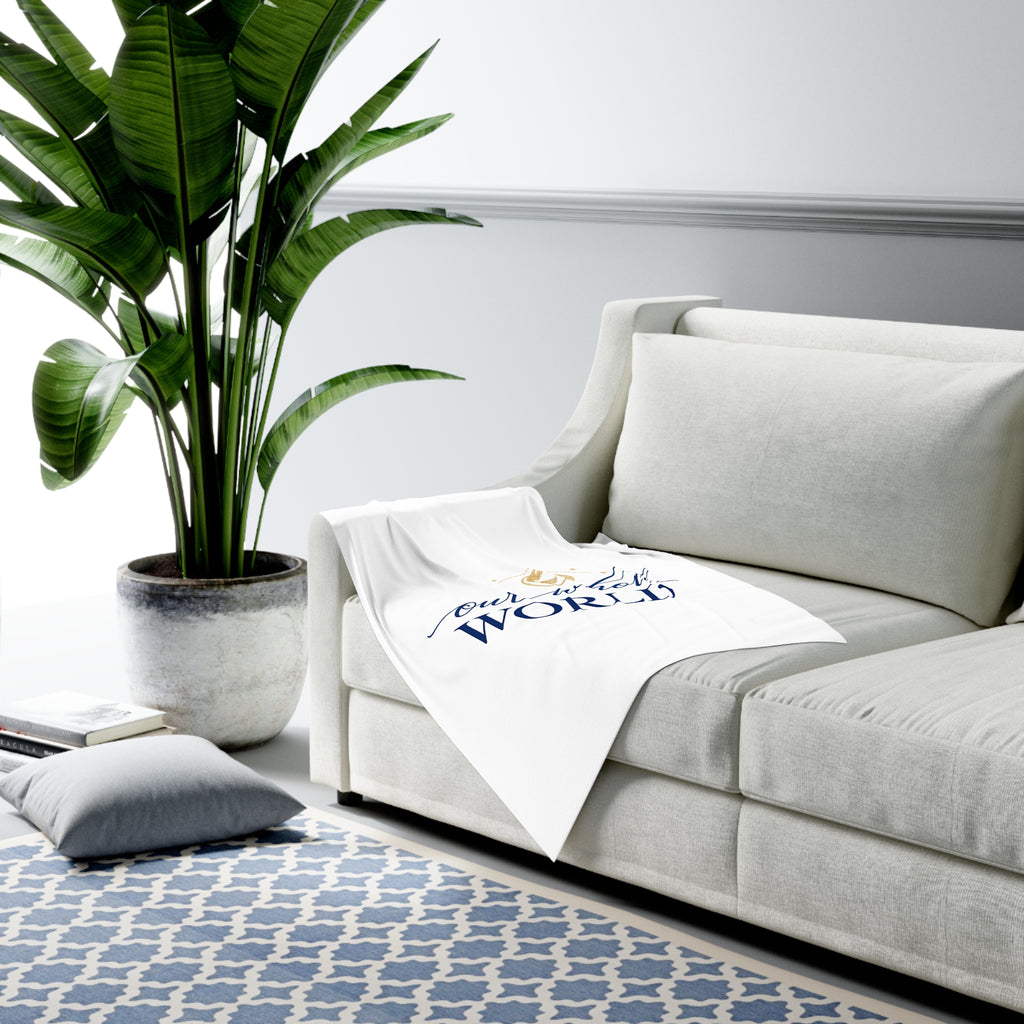 Our Whole World Swaddle Blanket