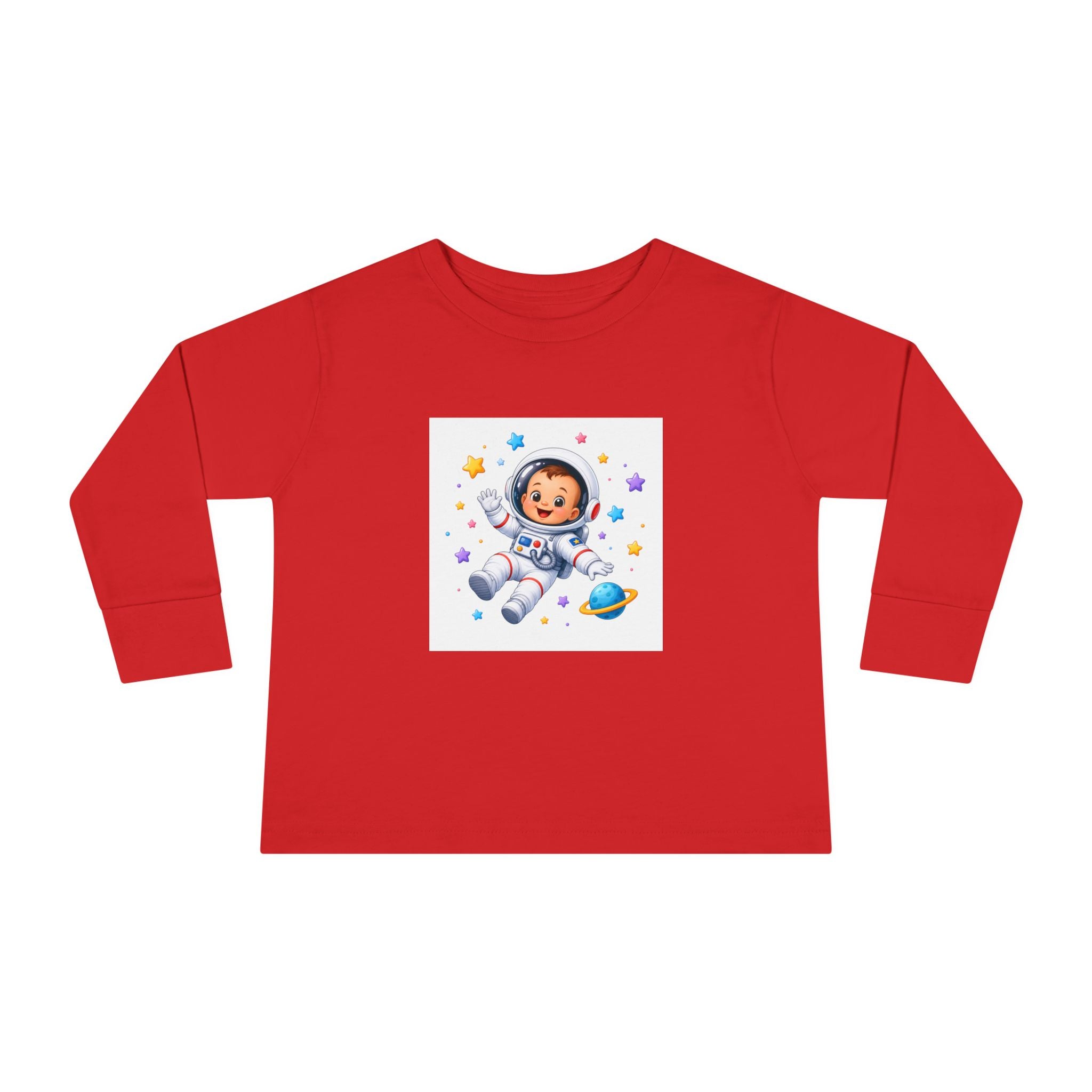 Little Astronaut kids long-sleeve tee from the Nureli collection, view 8