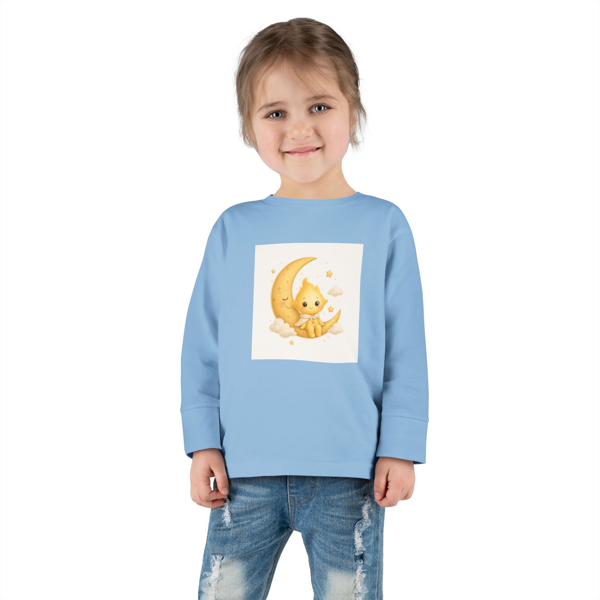 Lumi on the Moon Toddler Long-Sleeve Tee — Nureli Kids