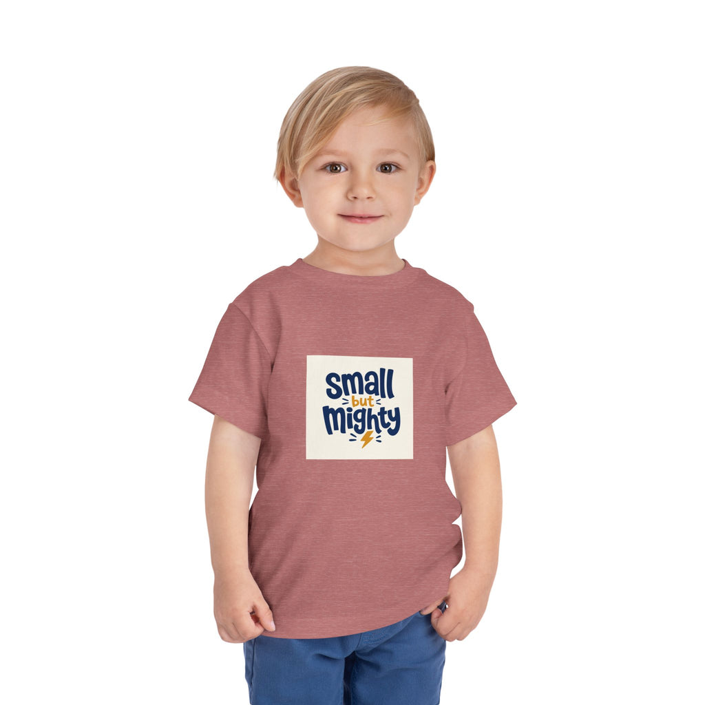 Small But Mighty Toddler T-Shirt from the Nureli collection, view 23