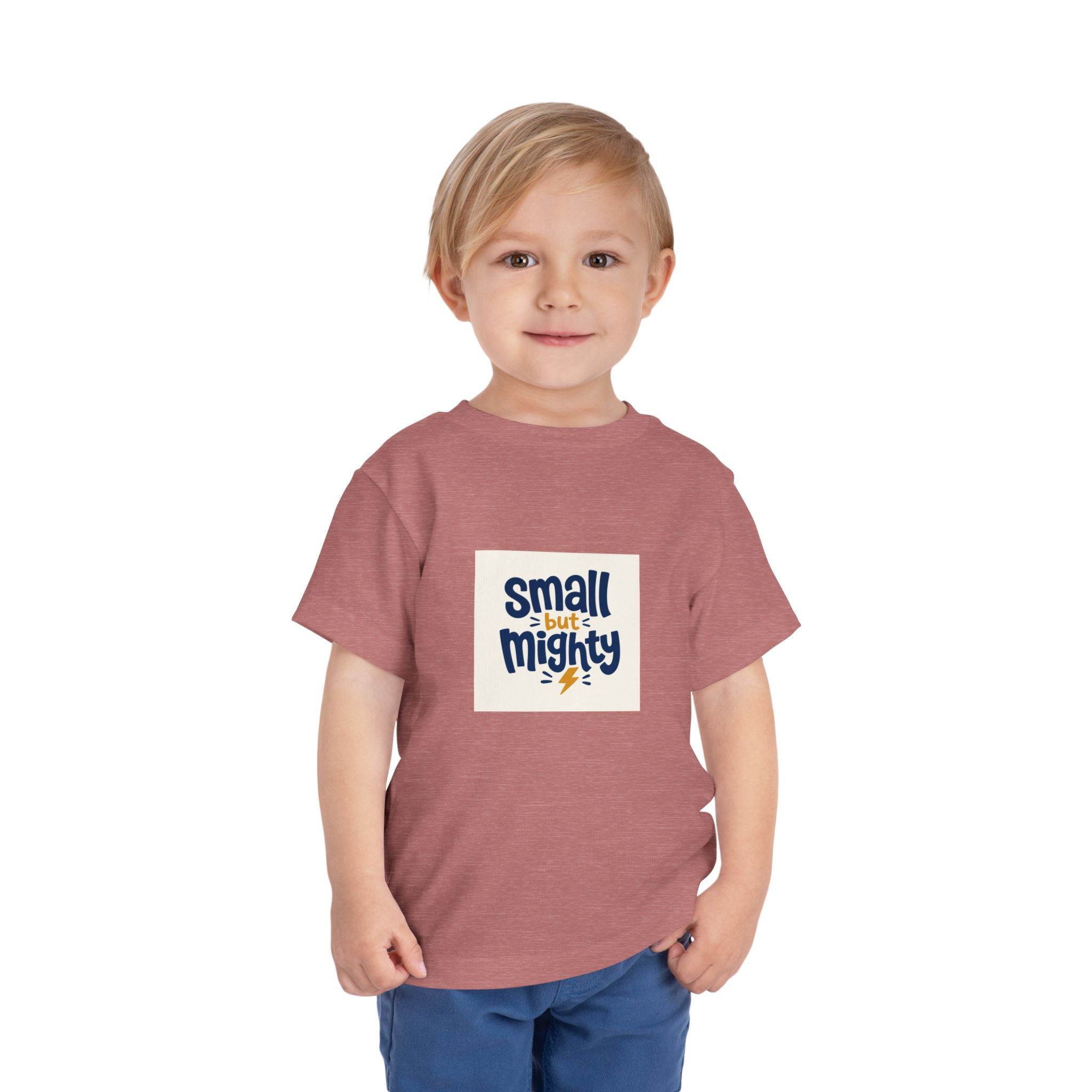 Small But Mighty Toddler T-Shirt from the Nureli collection, view 23