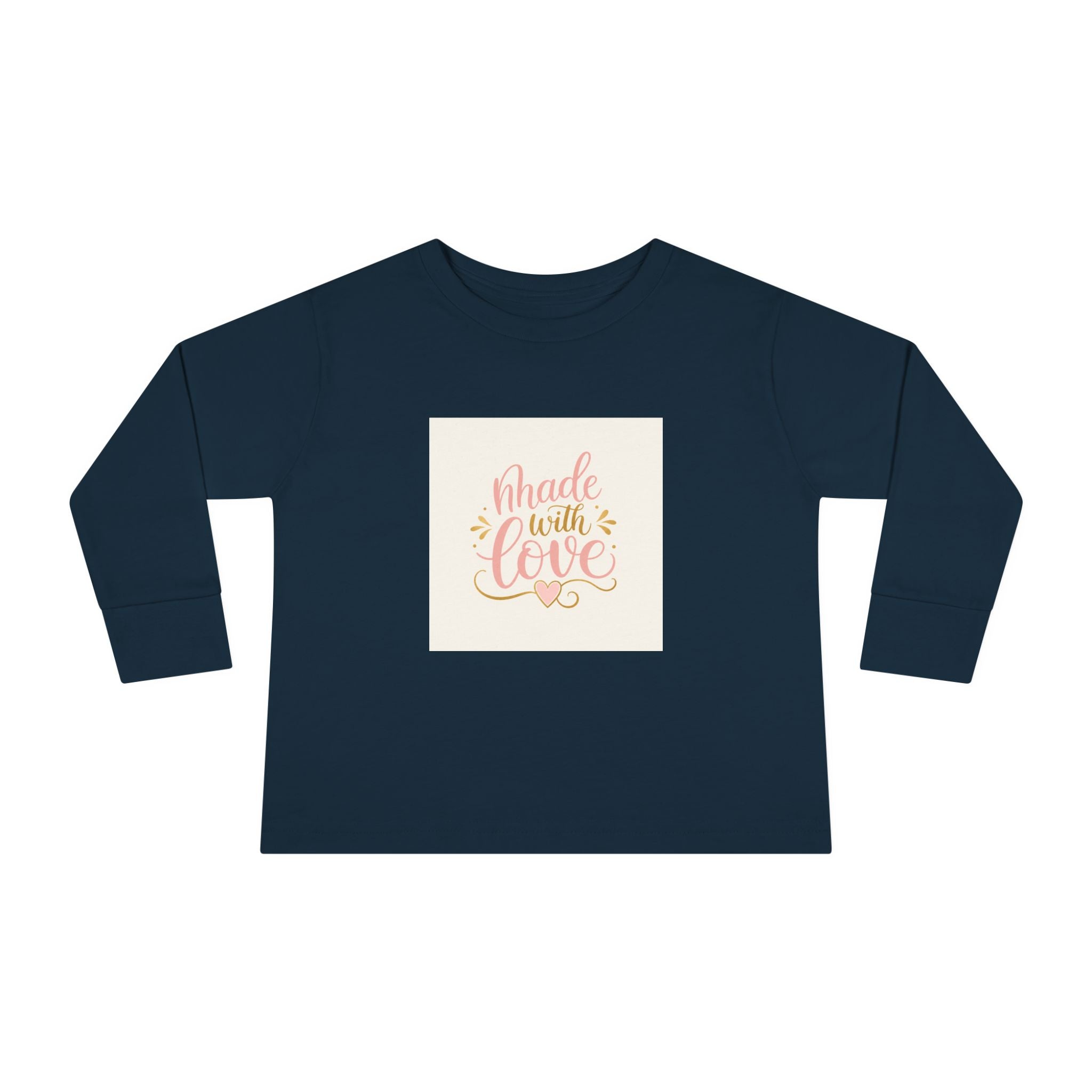 Made With Love Toddler Long-Sleeve Tee - Nureli Kids
