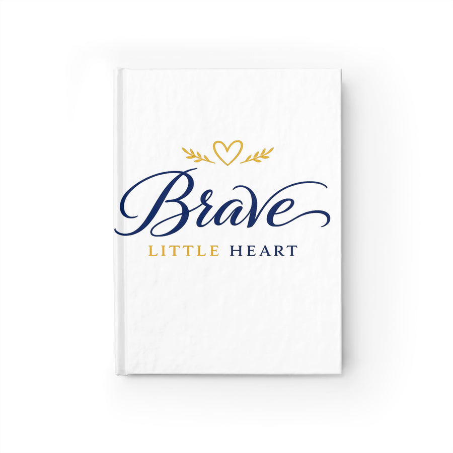 Brave Little Heart lined journal, front cover with original Nureli artwork