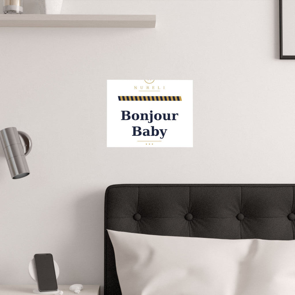 Bonjour Baby Art Print