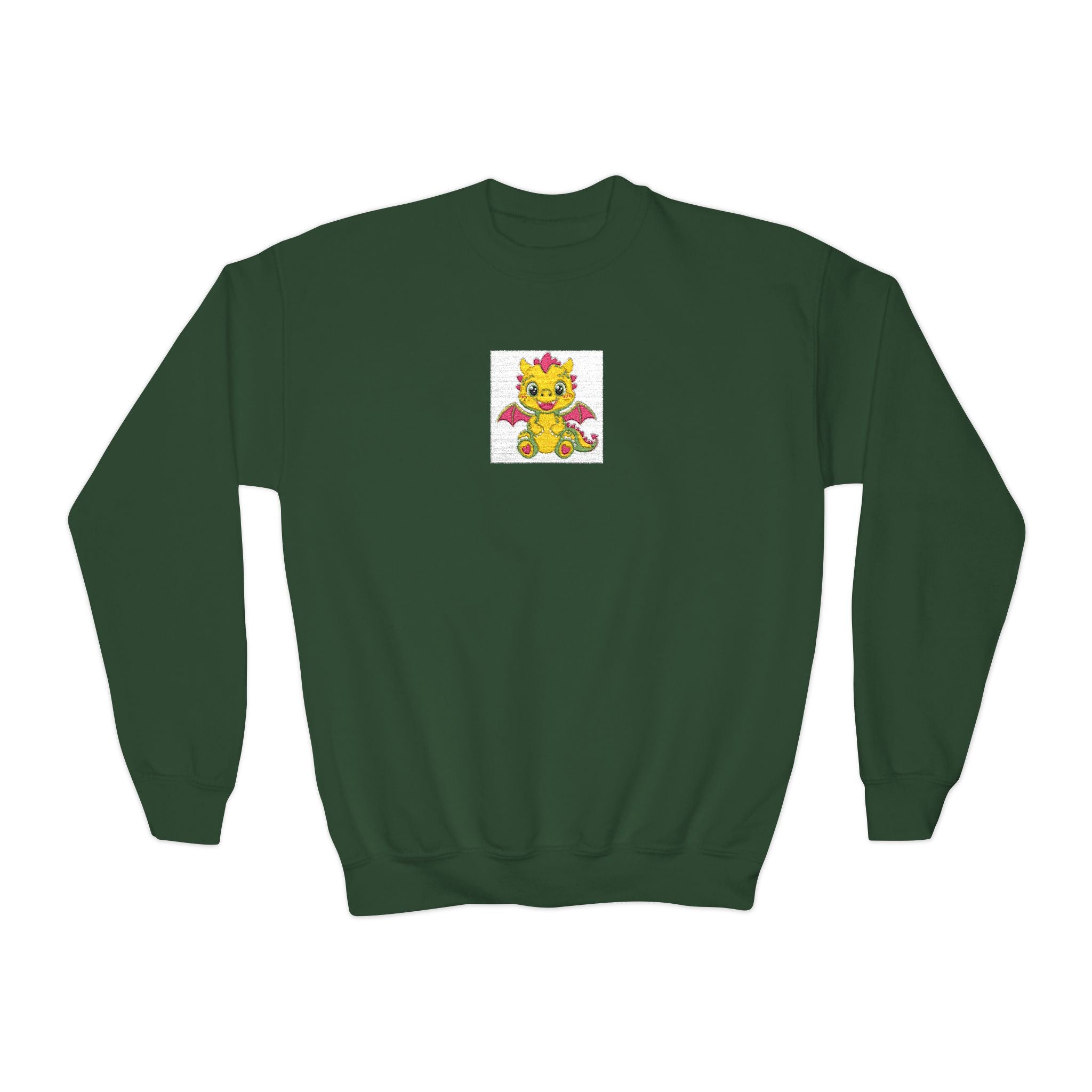 Tiny Dragon kids crew sweatshirt from the Nureli collection, view 5
