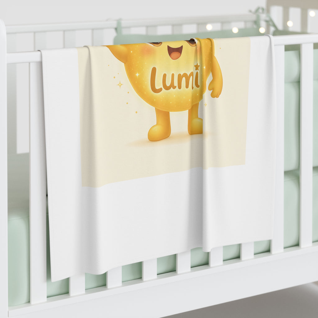 Lumi the Golden Star Baby Swaddle Blanket — Nureli Kids