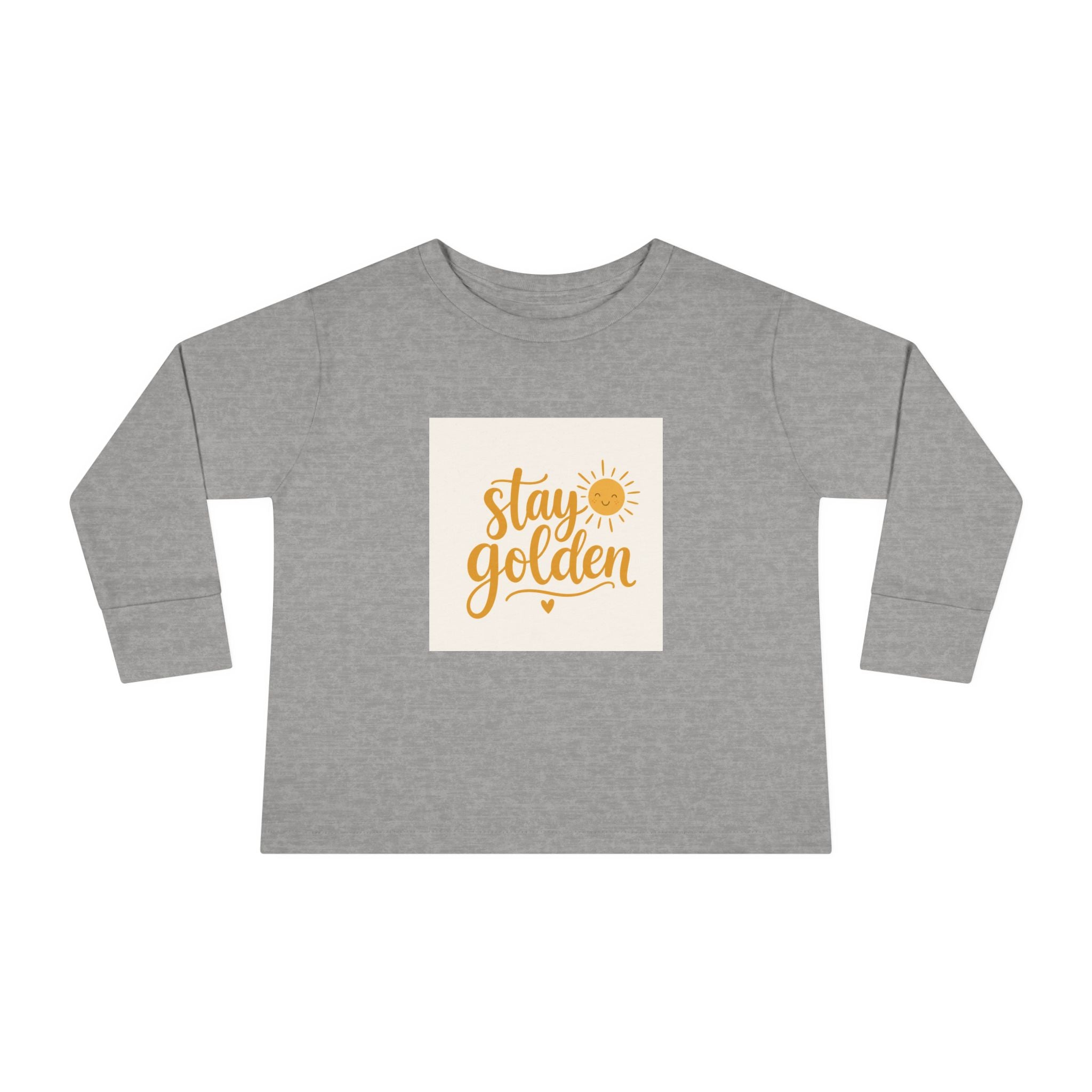 Stay Golden kids long-sleeve tee from the Nureli collection, view 2