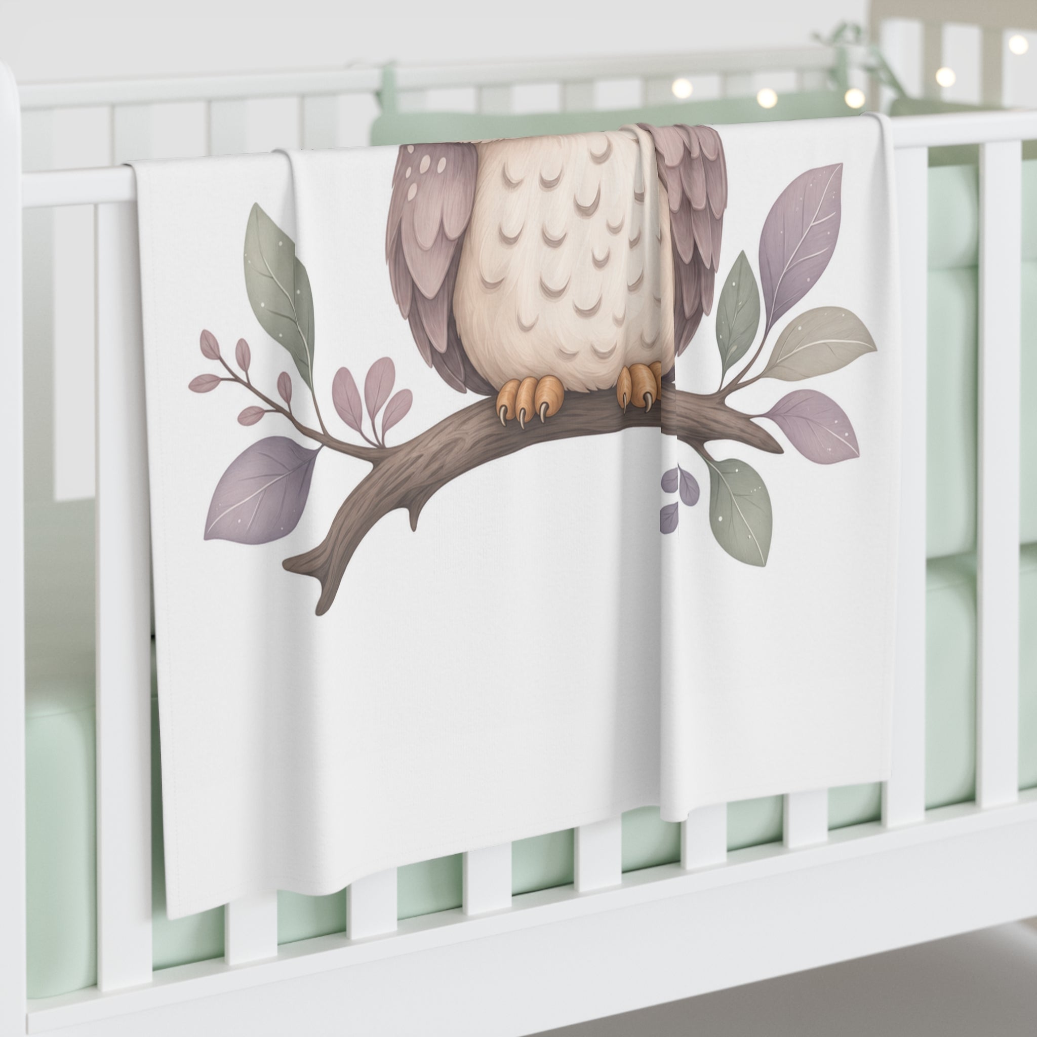 Wise Little Owl Baby Swaddle Blanket — Nureli Kids