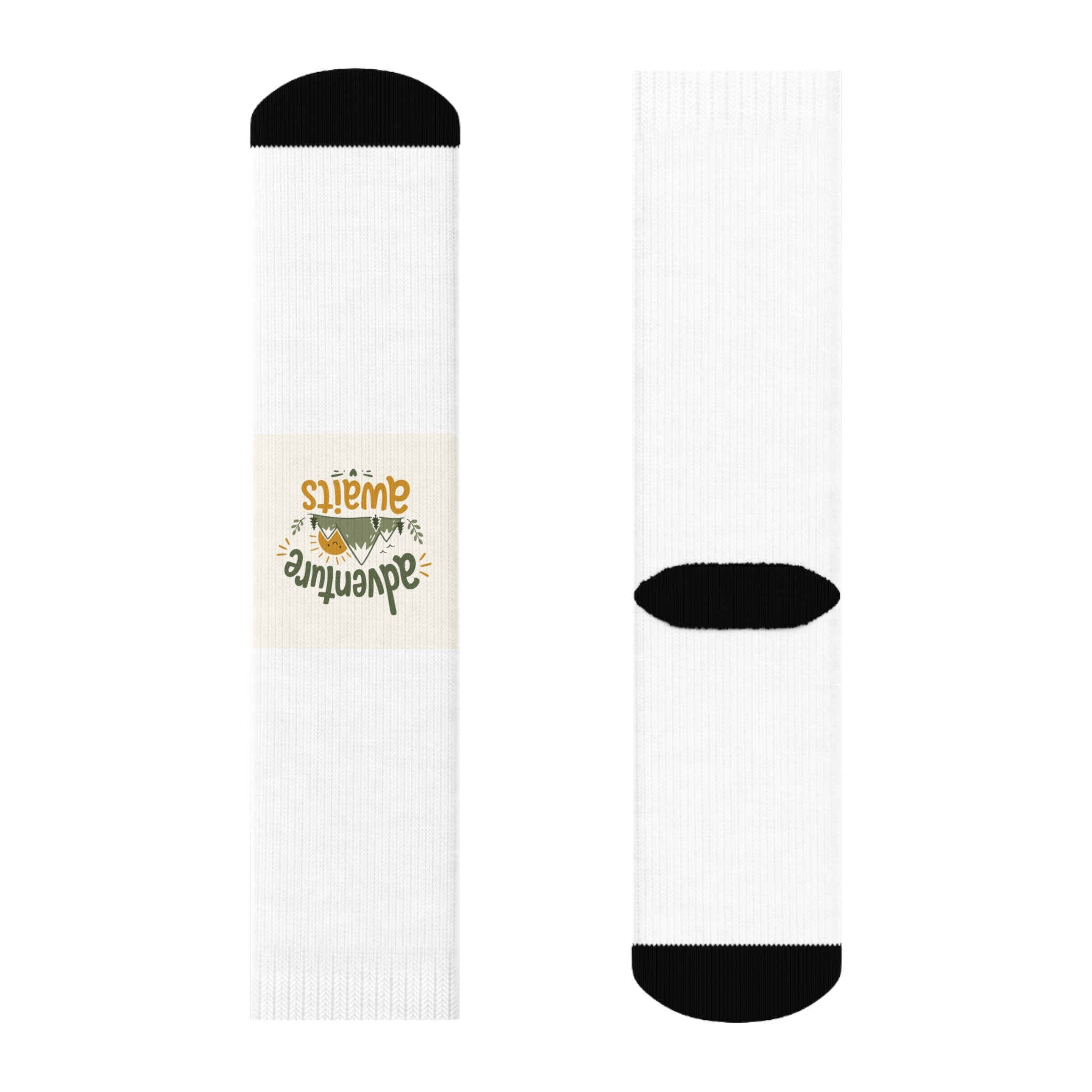 Adventure Awaits kids crew socks from the Nureli collection, view 3