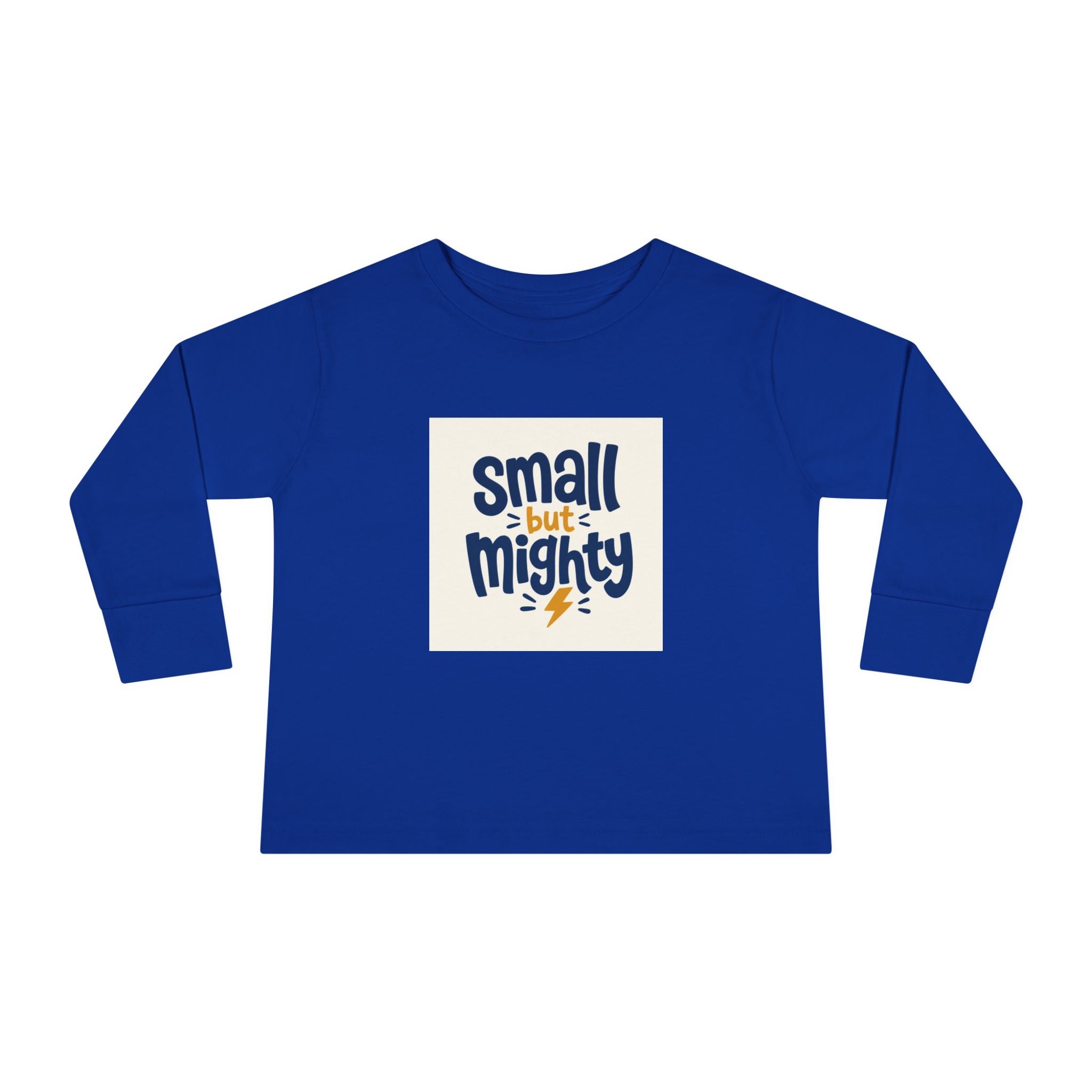 Small But Mighty Toddler Long-Sleeve Tee from the Nureli collection, view 4