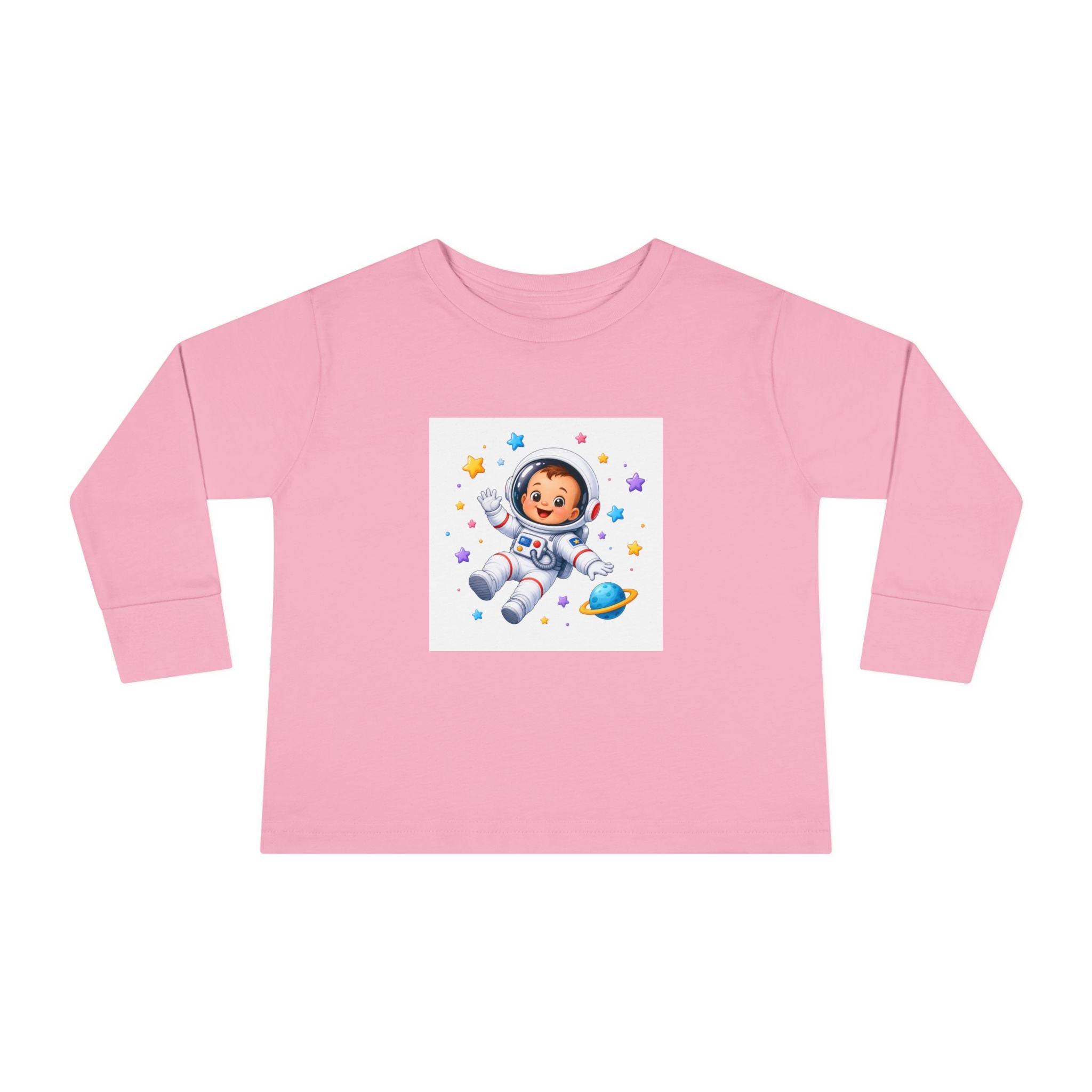 Little Astronaut kids long-sleeve tee from the Nureli collection, view 7