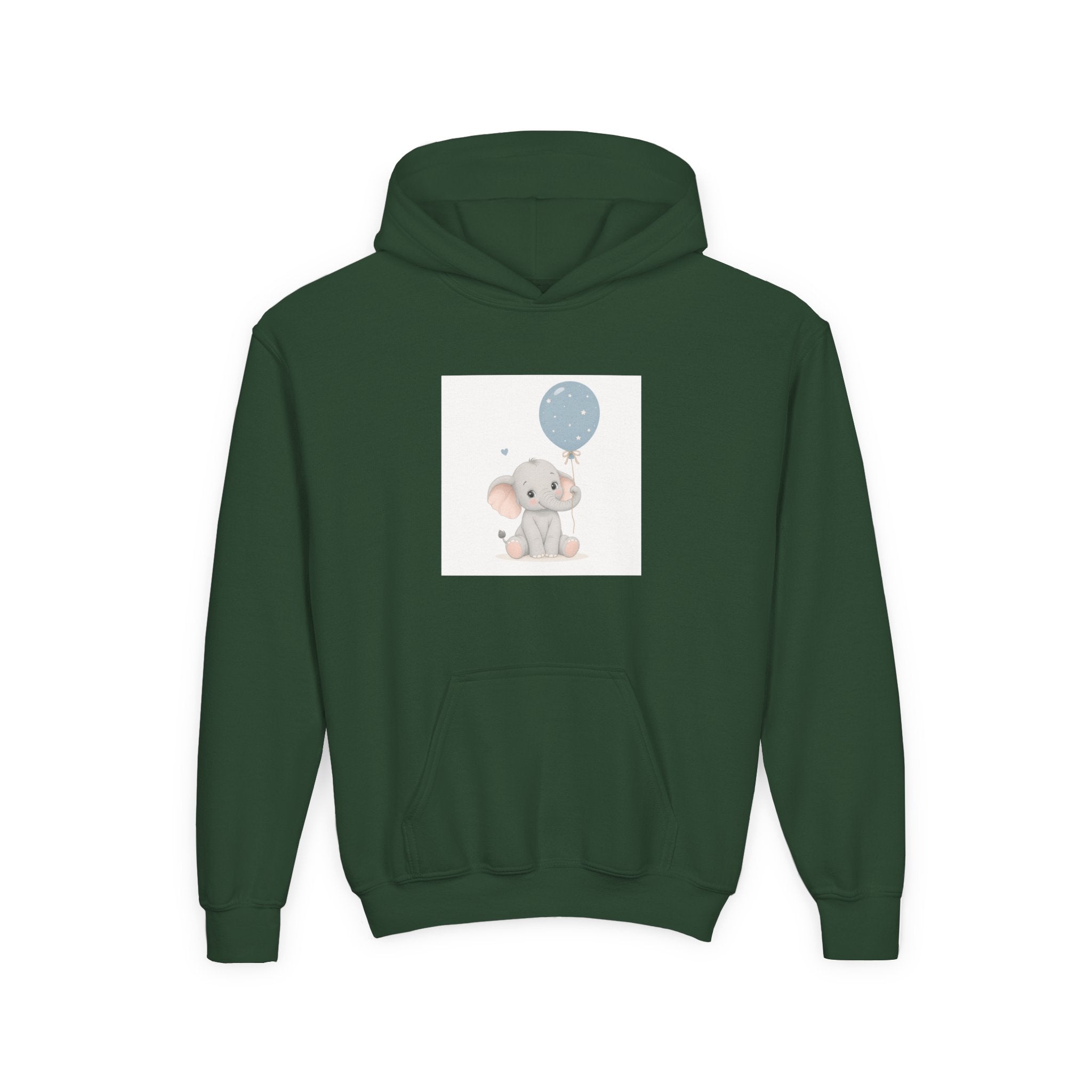 Little Elephant soft toddler hoodie from the Nureli collection, view 7