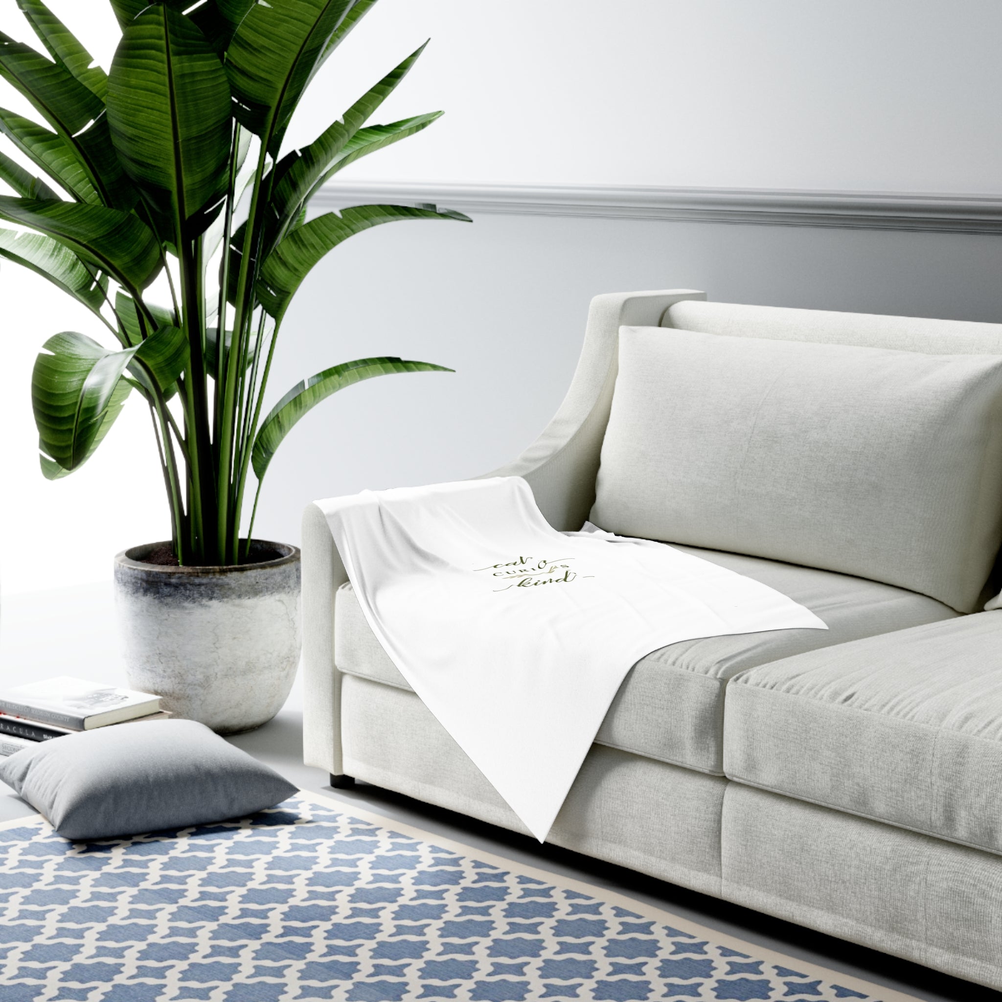 Calm, Curious, Kind Swaddle Blanket
