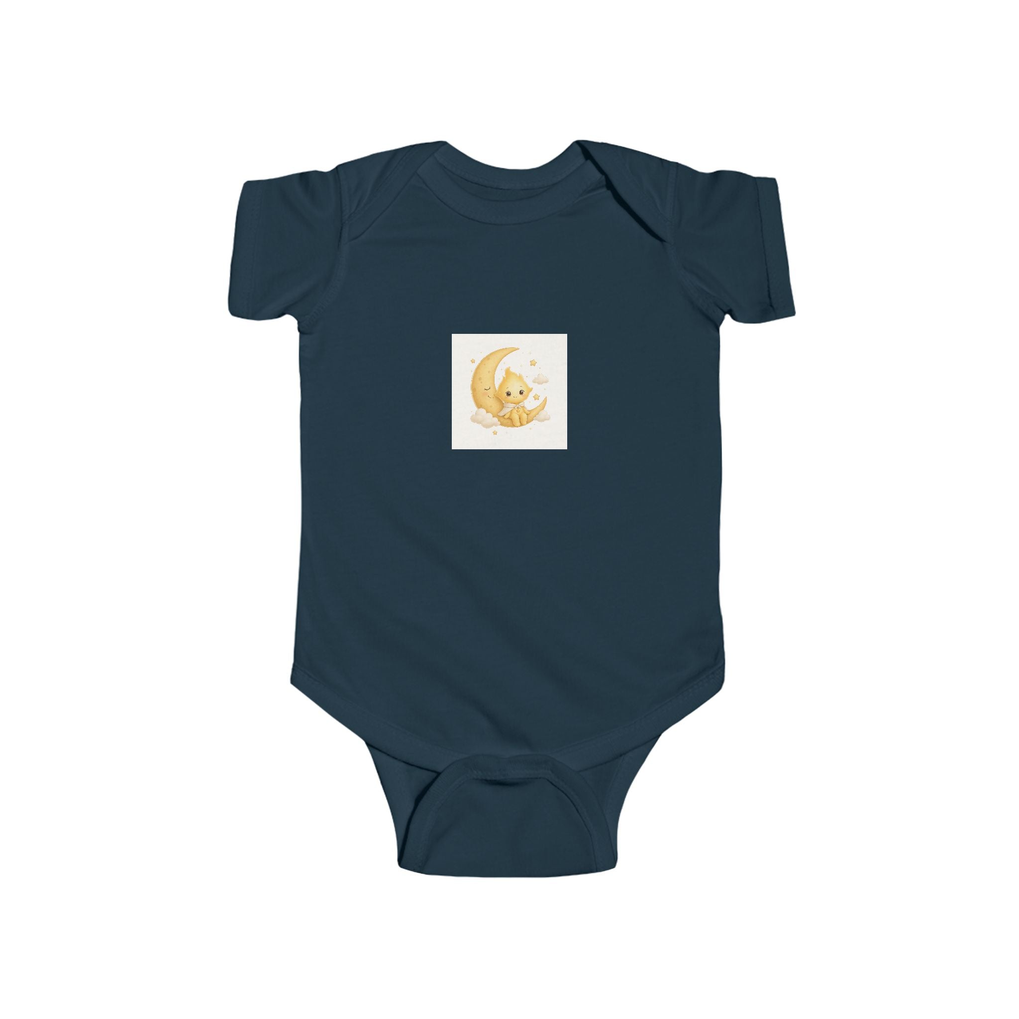 Lumi on the Moon soft baby bodysuit from the Nureli collection, view 10