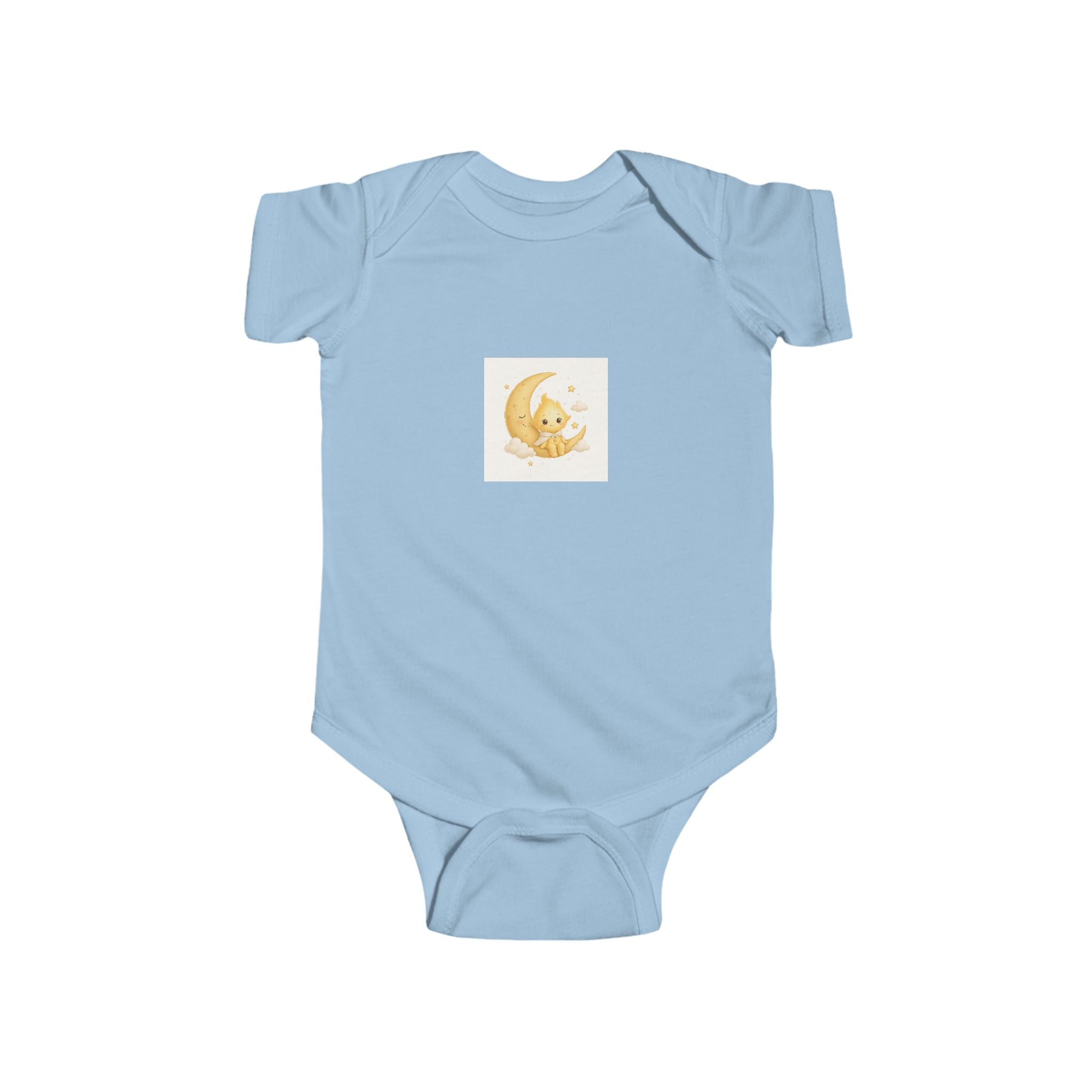 Lumi on the Moon soft baby bodysuit from the Nureli collection, view 5