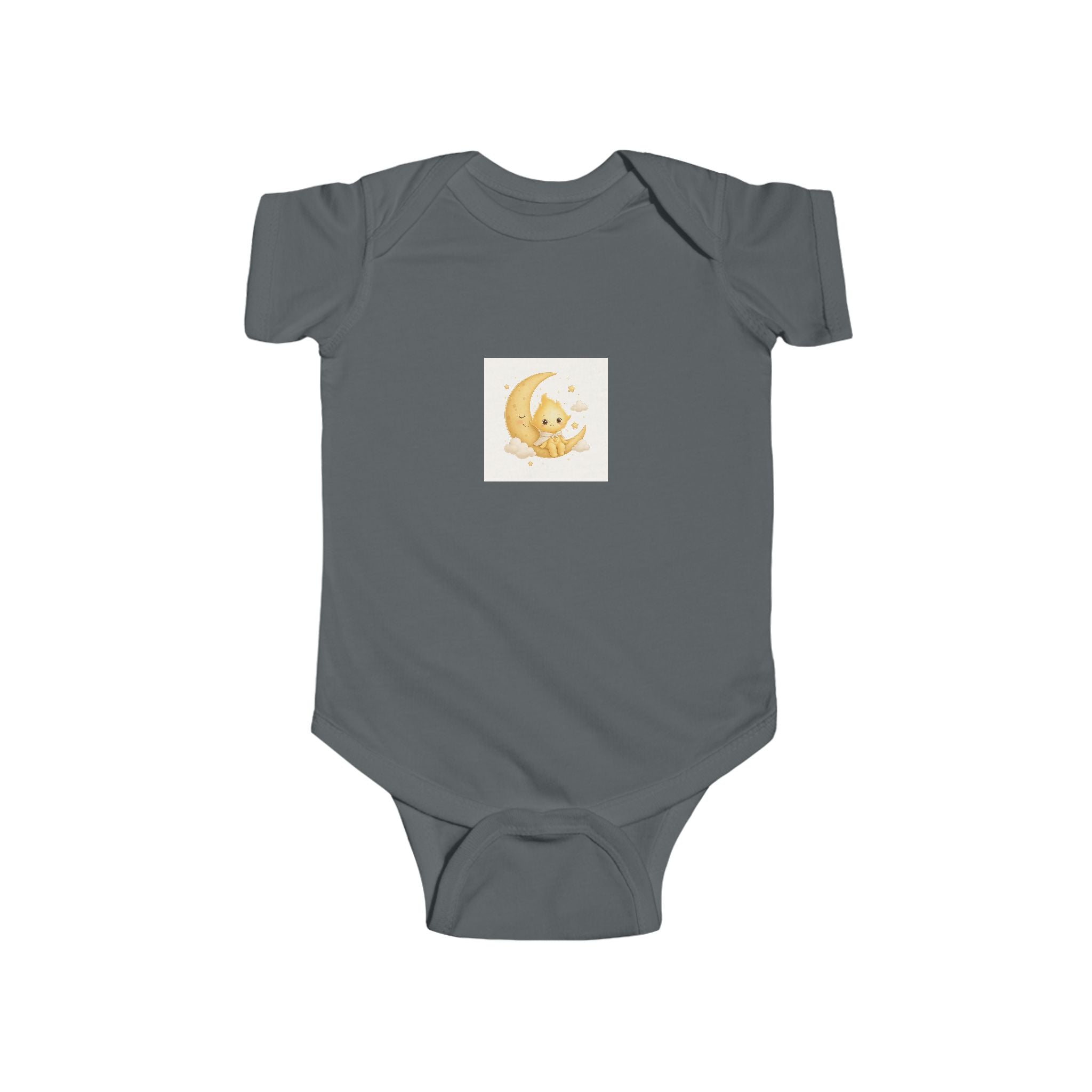 Lumi on the Moon soft baby bodysuit from the Nureli collection, view 7