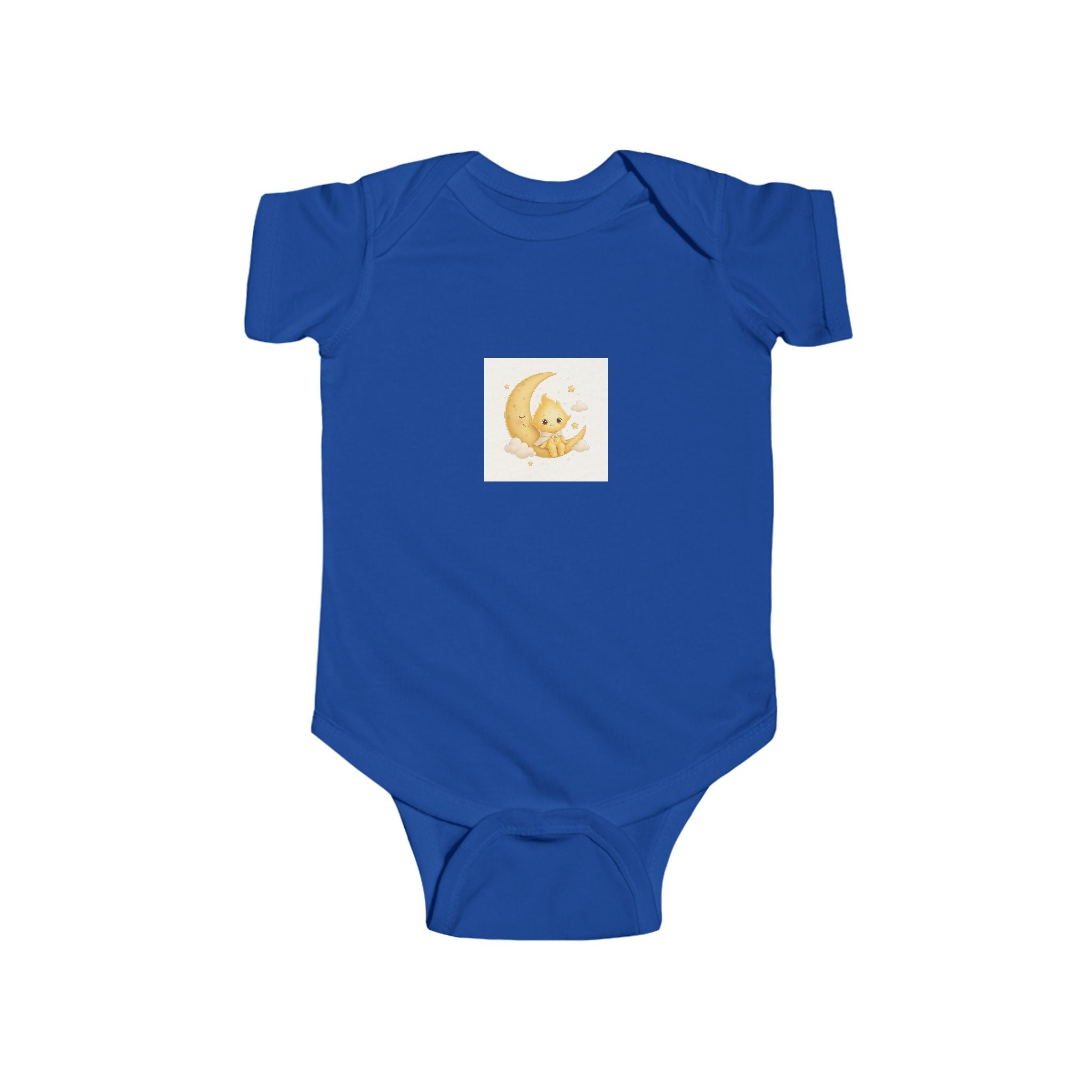 Lumi on the Moon soft baby bodysuit from the Nureli collection, view 8