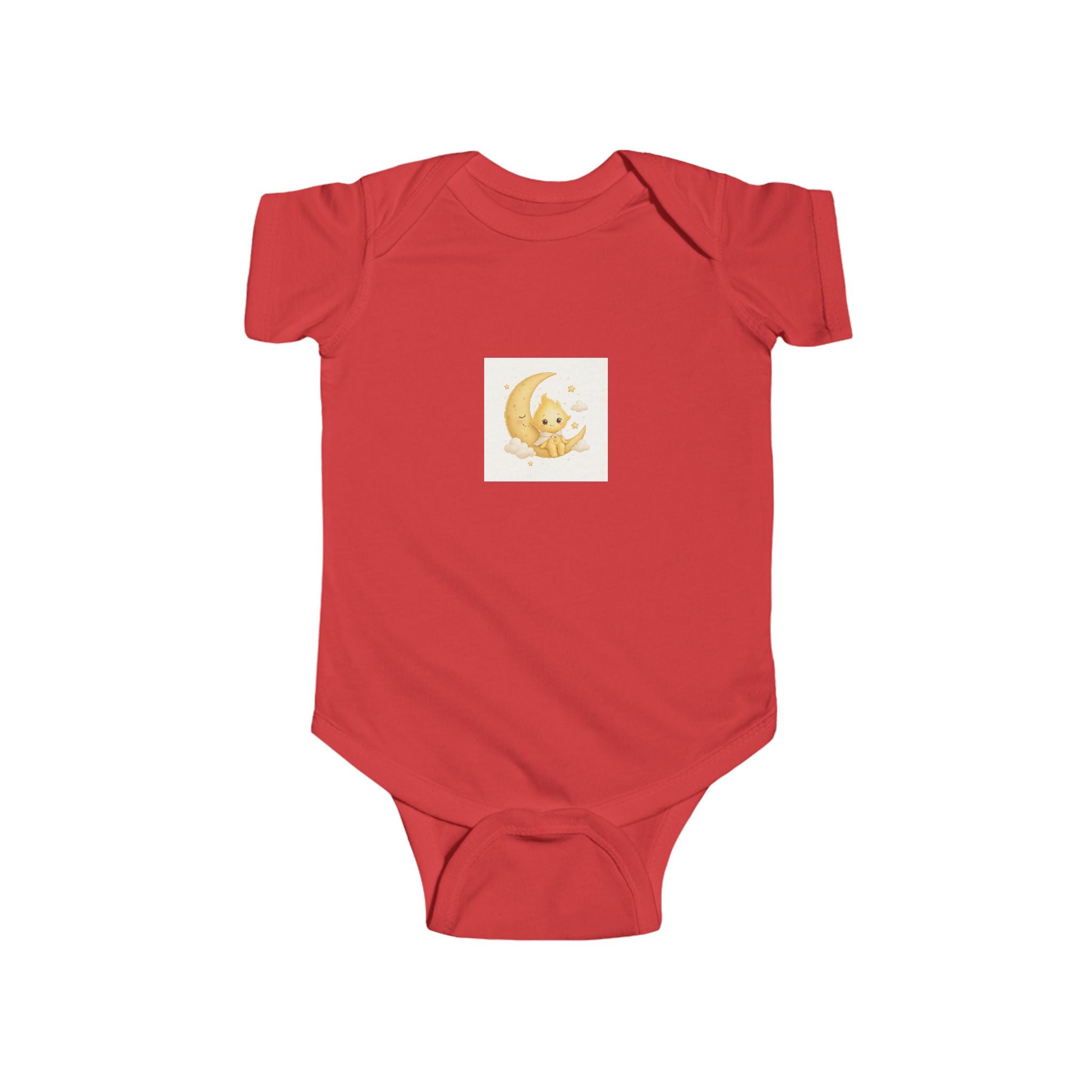 Lumi on the Moon soft baby bodysuit from the Nureli collection, view 12