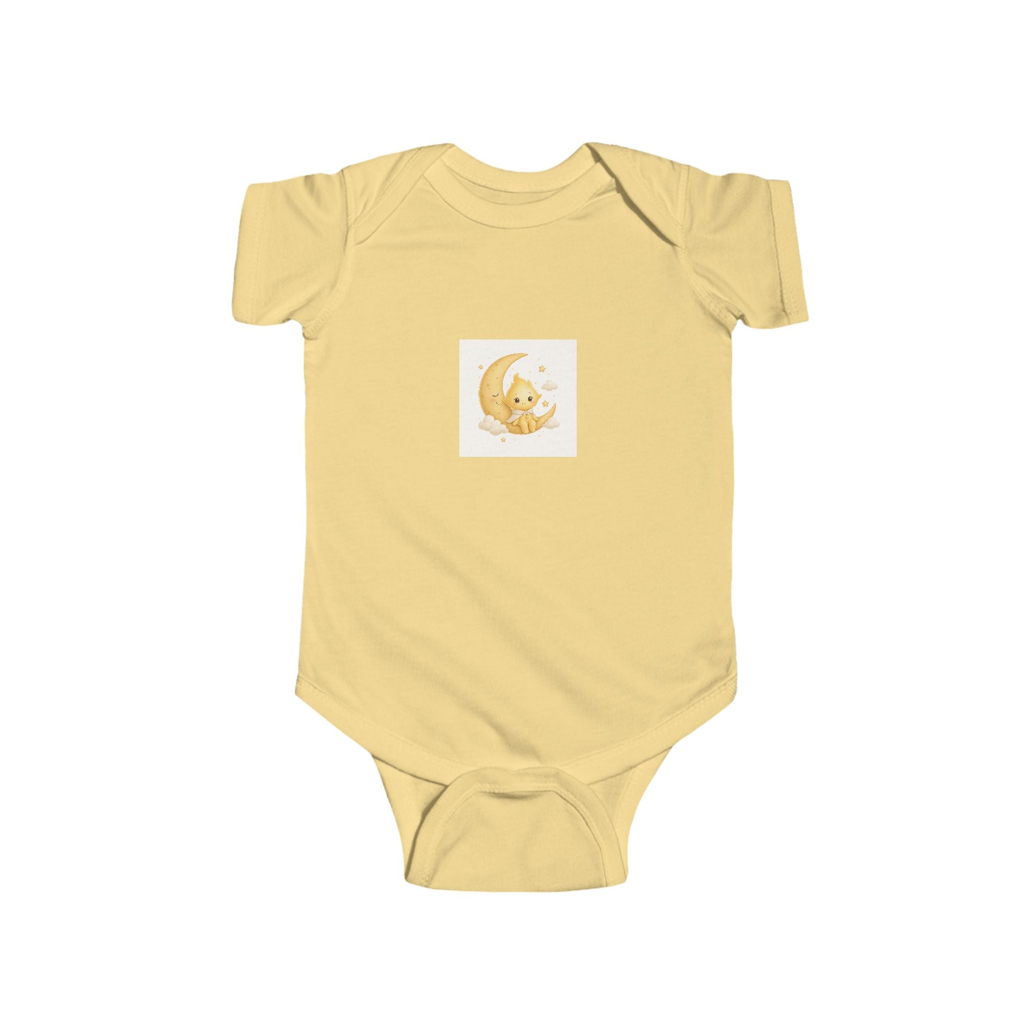 Lumi on the Moon soft baby bodysuit from the Nureli collection, view 4