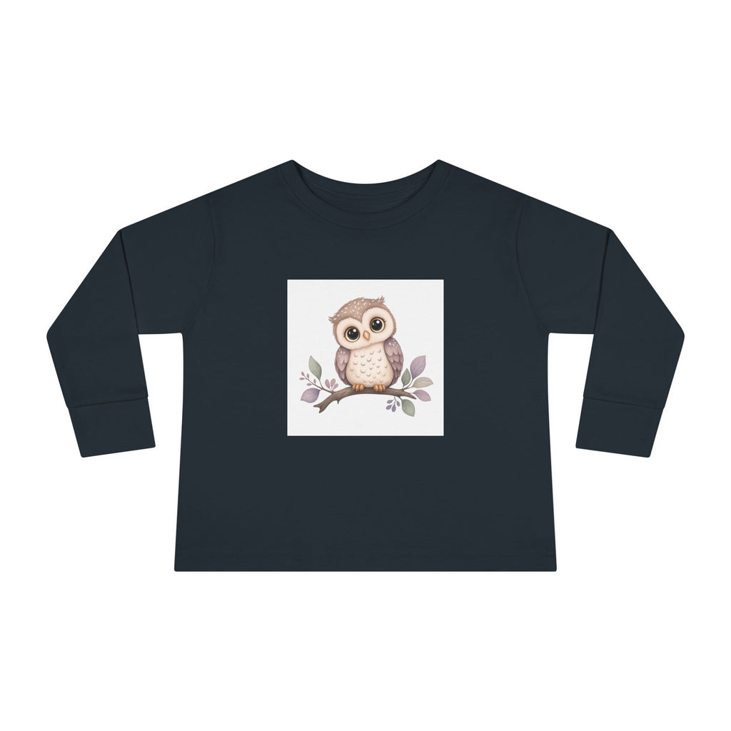 Wise Little Owl Toddler Long-Sleeve Tee — Nureli Kids