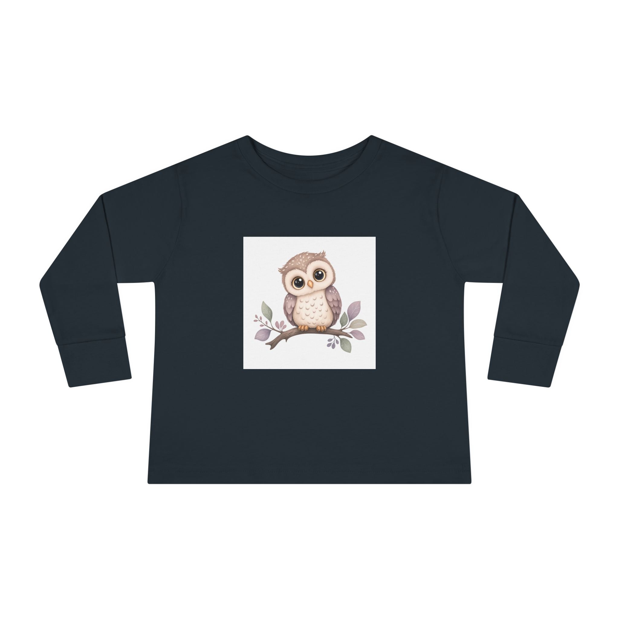 Wise Little Owl Toddler Long-Sleeve Tee — Nureli Kids