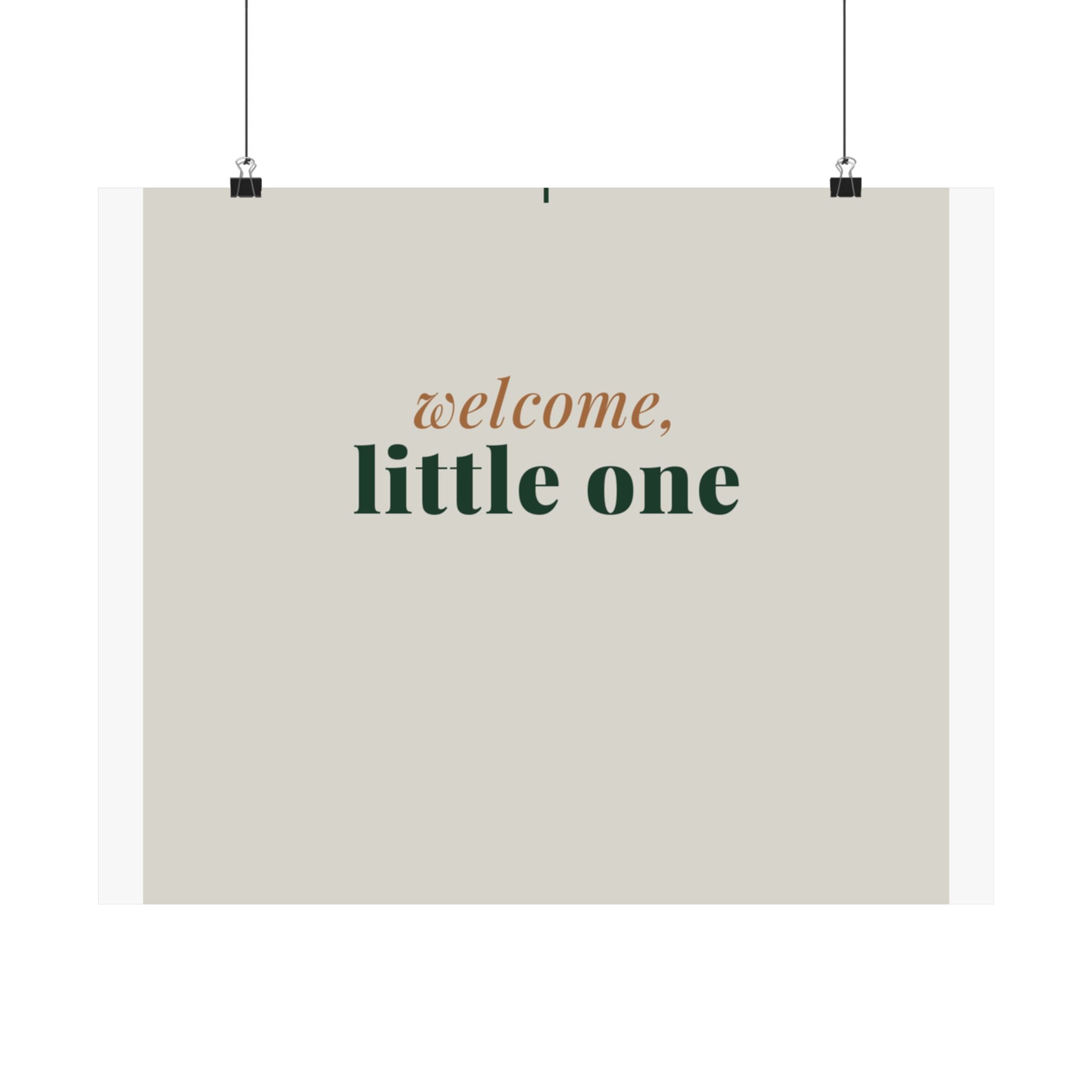 Welcome Little One Art Print