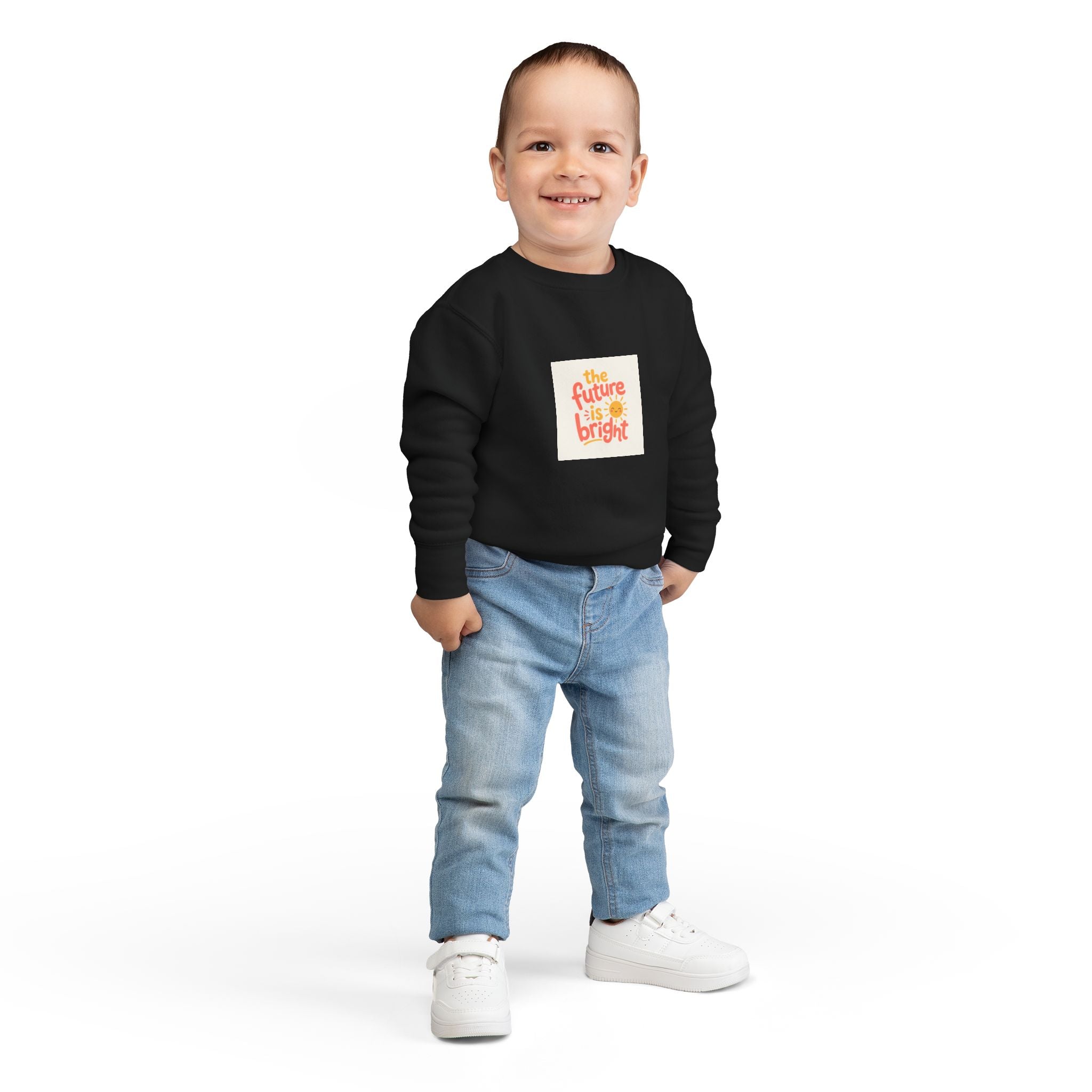 The Future Is Bright Toddler Sweatshirt — Nureli Kids