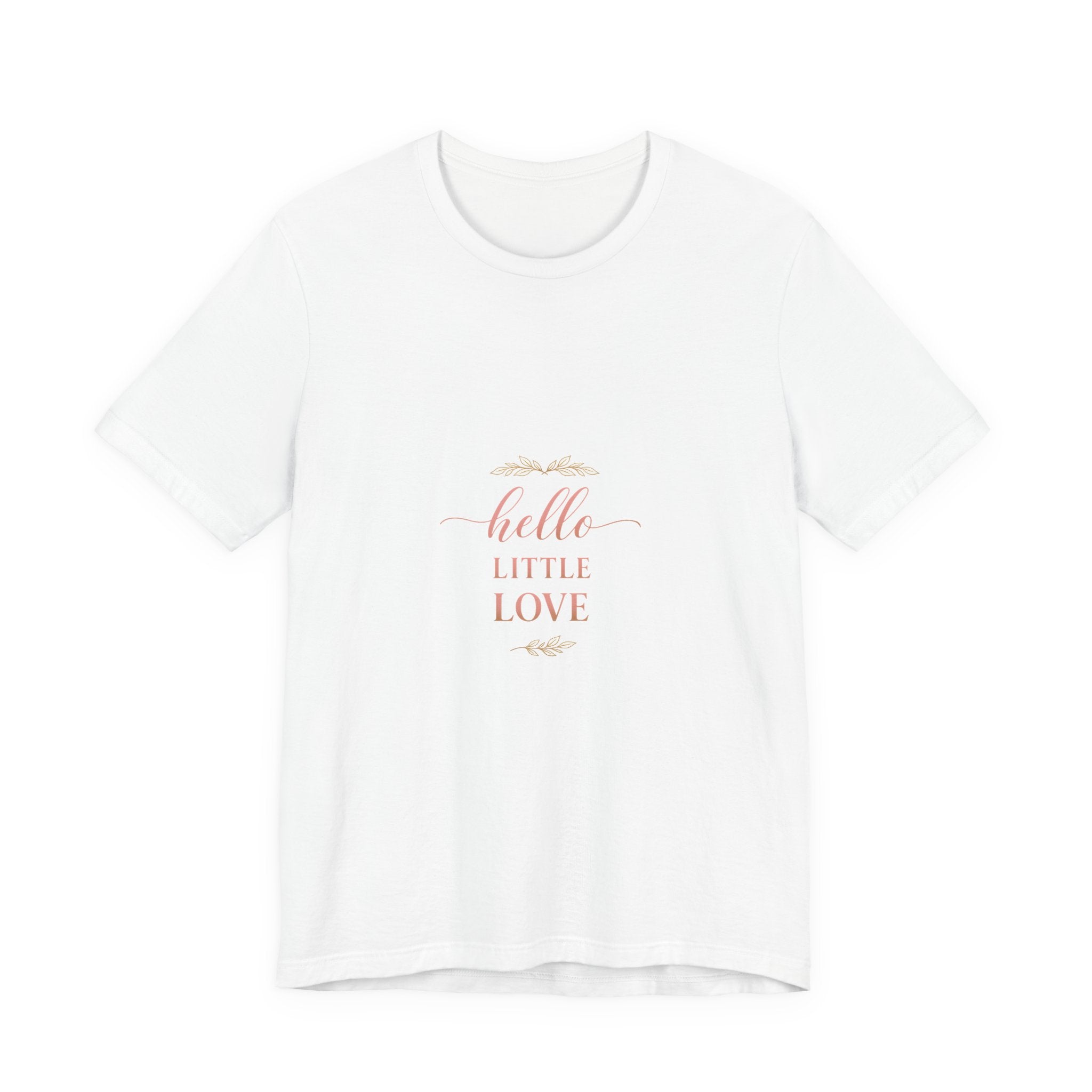 Hello, Little Love soft cotton tee from the Nureli collection
