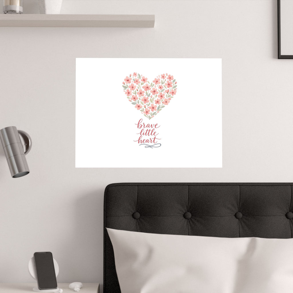 Brave little Heart Art Print